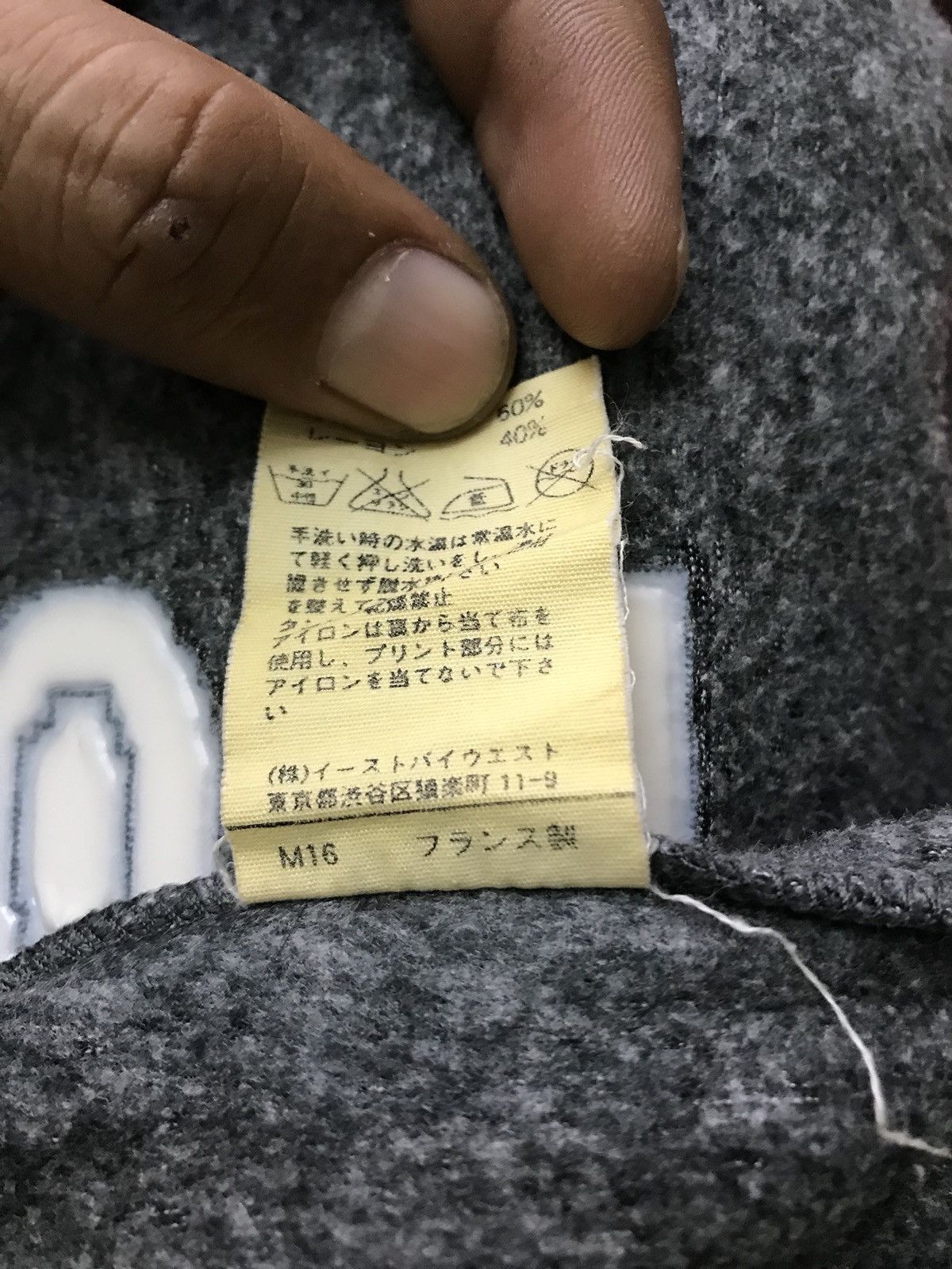 A.P.C. APC Fleece Big Logo Hooded Sweater Made In France Size US S / EU 44-46 / 1 - 5 Thumbnail