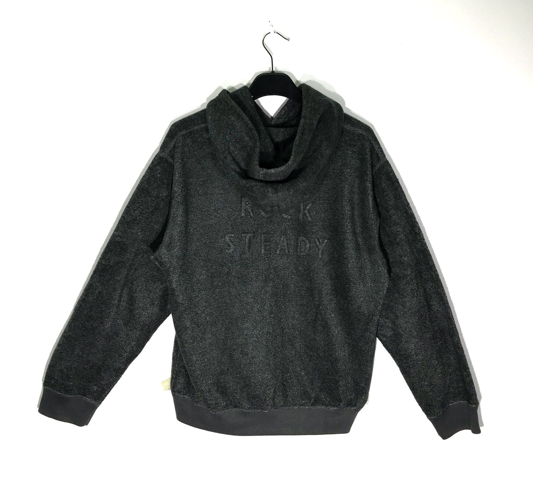 A.P.C. APC Fleece Big Logo Hooded Sweater Made In France Size US S / EU 44-46 / 1 - 1 Thumbnail