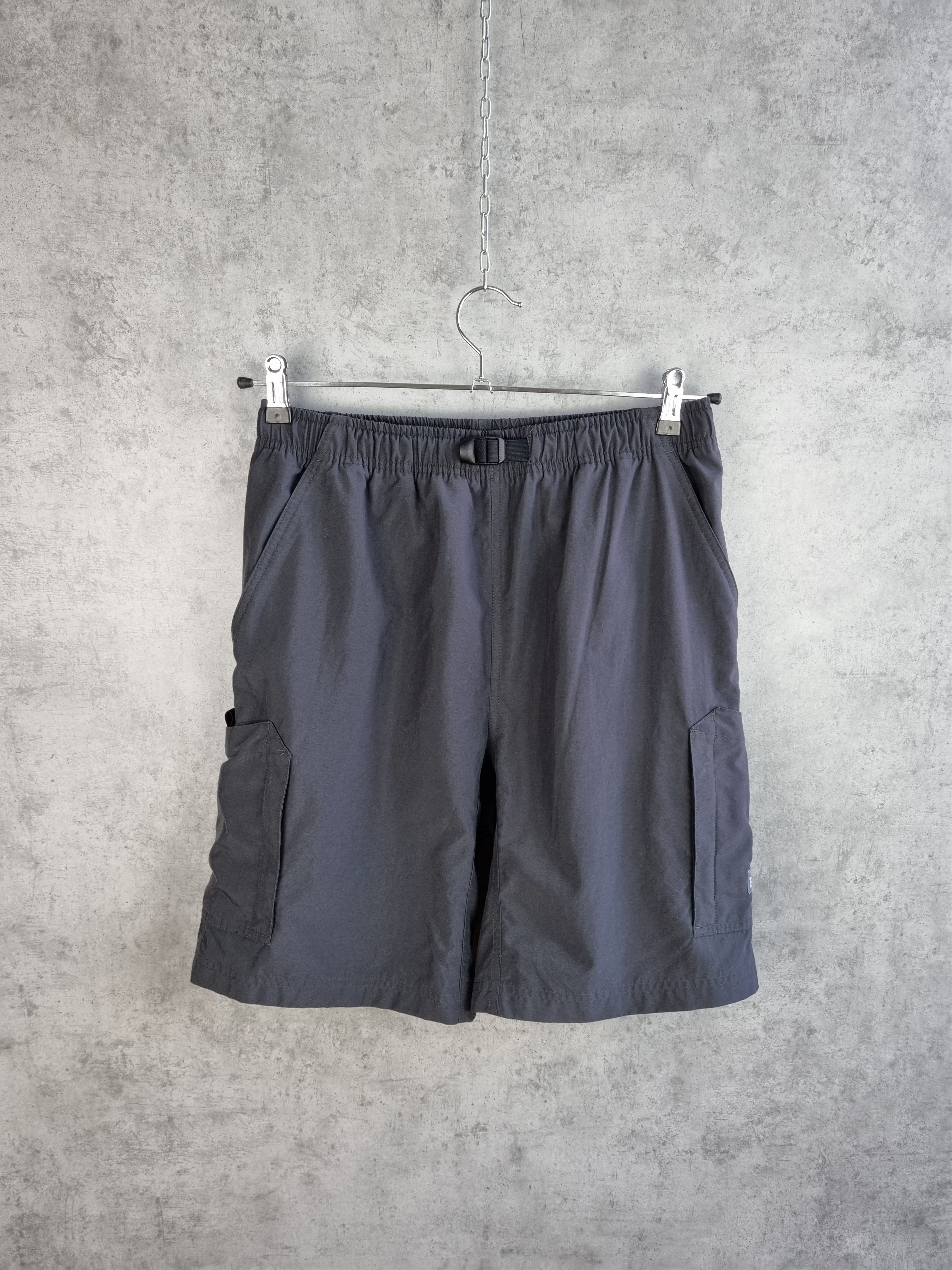 image of 90's Nike Acg Ninja Tactical Style Nylon Shorts in Deep Black, Men's (Size 32)