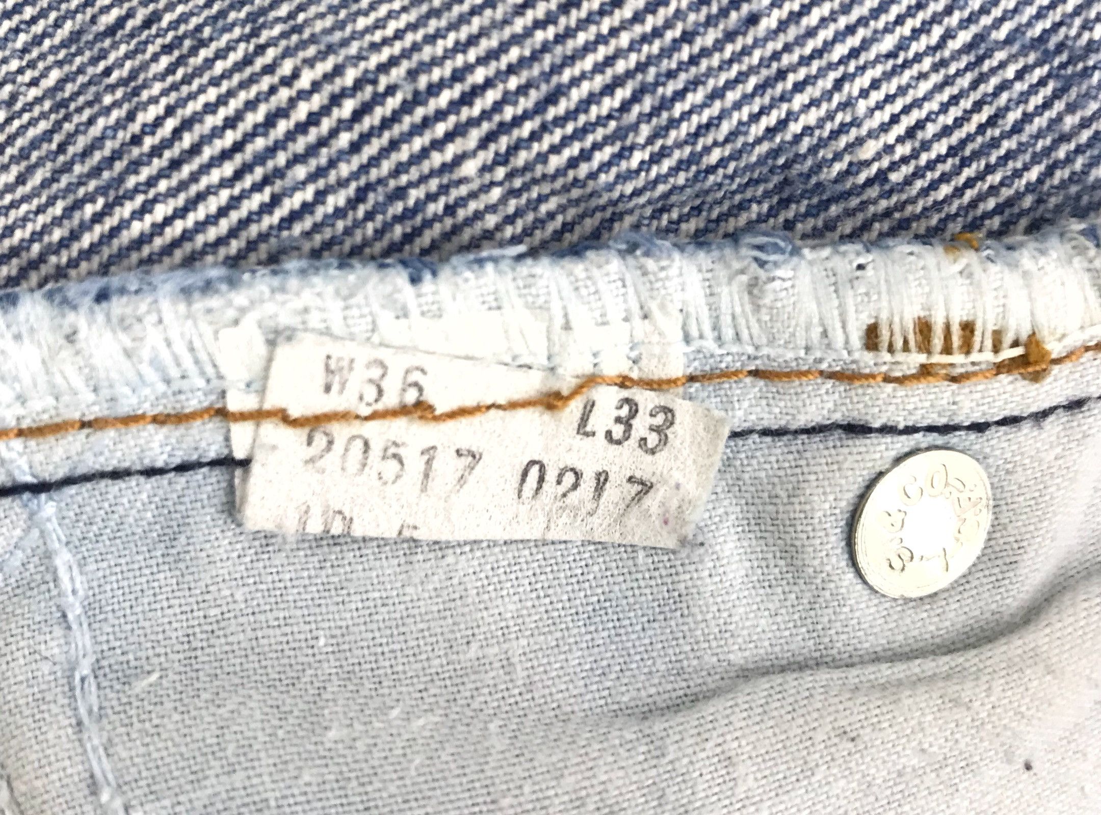 Levi's Vintage Clothing Vintage Levis Rebuild/ Reconstruct Tartan Checkered Jeans Size US 34 / EU 50 - 13 Thumbnail