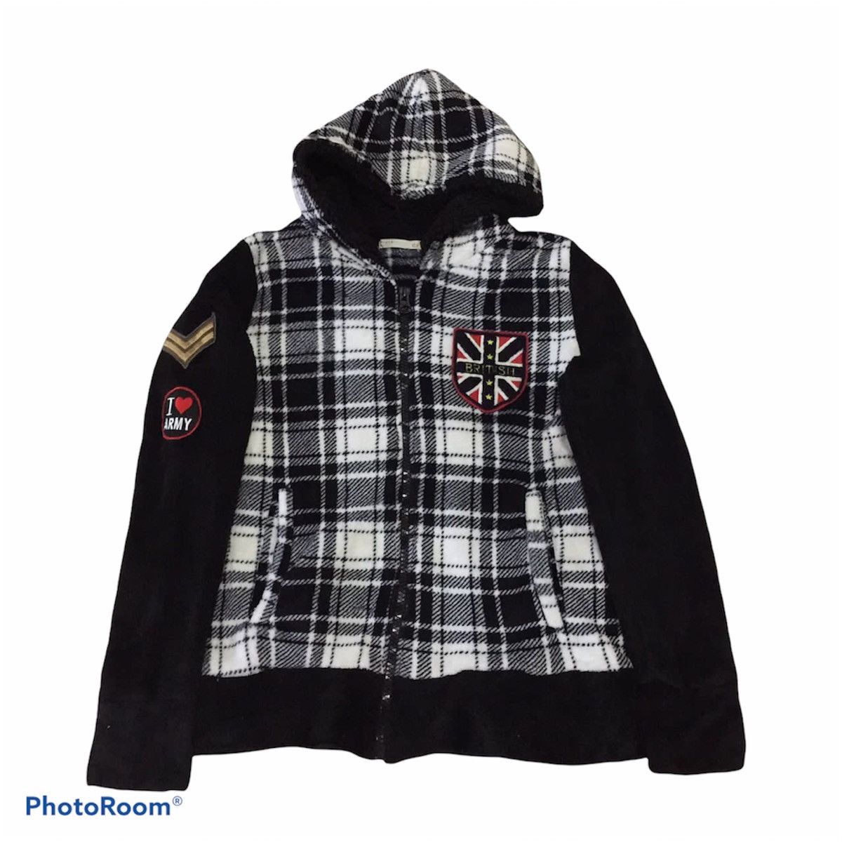 Japanese Brand British Patch Jacket Hoodie Size US M / EU 48-50 / 2 - 1 Thumbnail