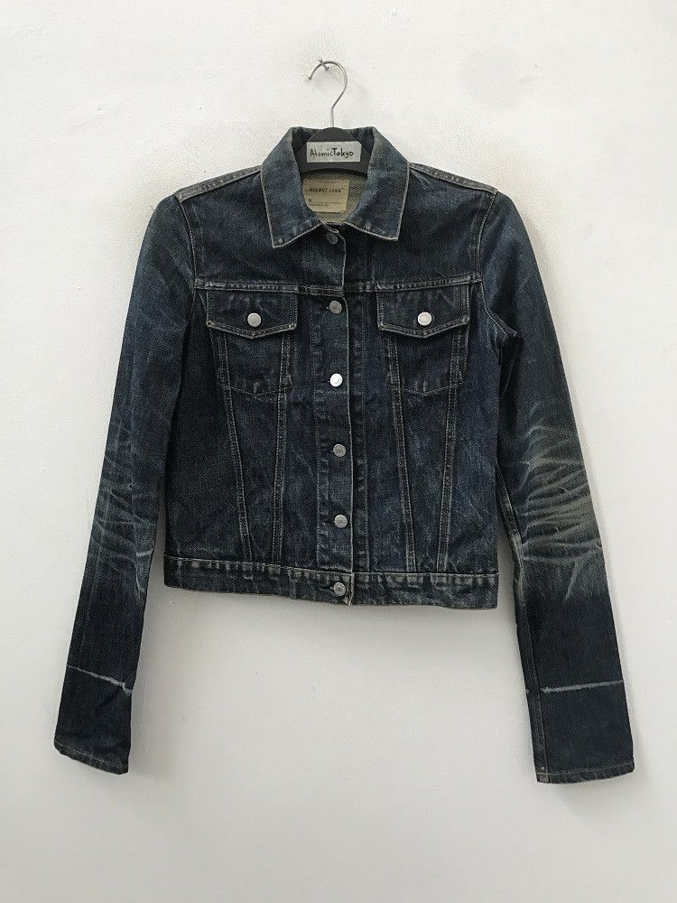 Helmut Lang 1999 Folded Sleeves Denim Jacket | Grailed