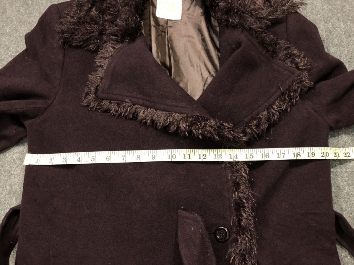 Designer × Norma Kamali Hype Omo Norma Kamali Fur Padded Long Jacket Belt Design Size S / US 4 / IT 40 - 10 Thumbnail