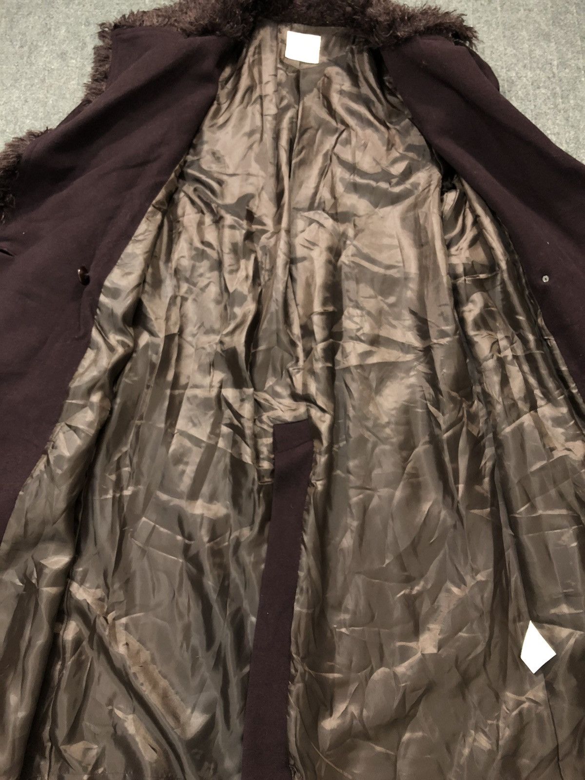 Designer × Norma Kamali Hype Omo Norma Kamali Fur Padded Long Jacket Belt Design Size S / US 4 / IT 40 - 6 Thumbnail
