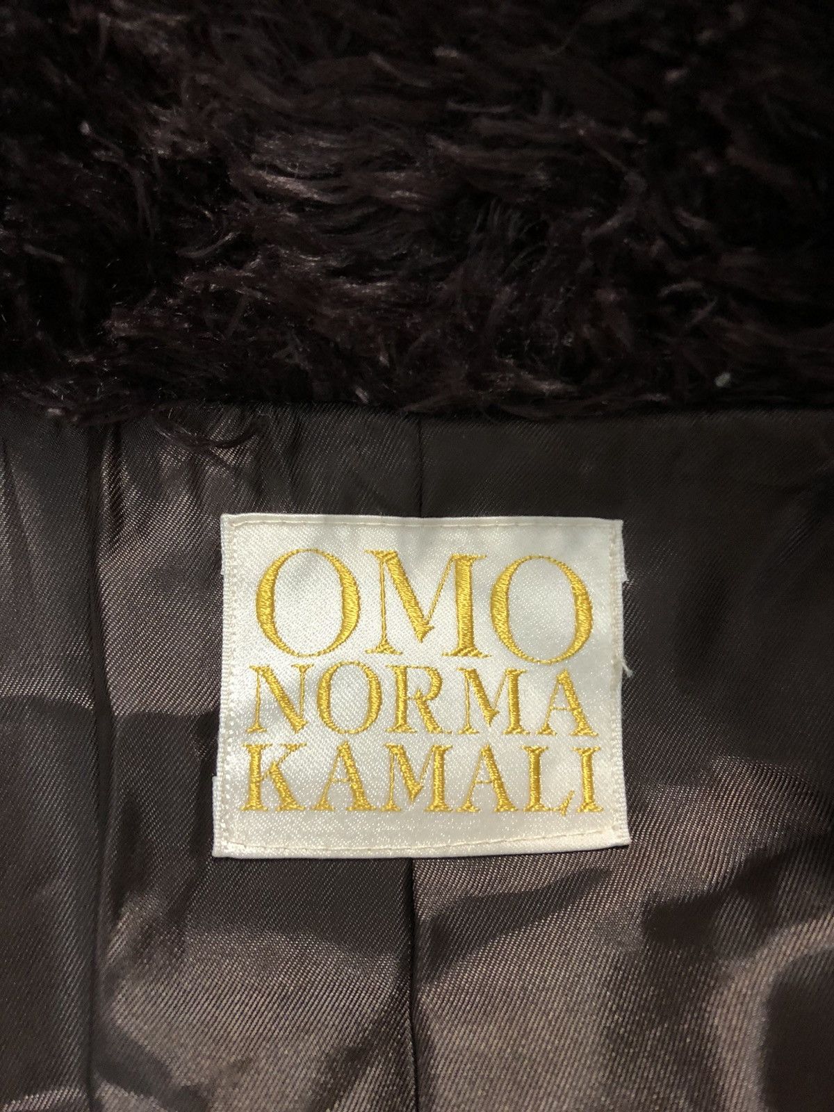 Designer × Norma Kamali Hype Omo Norma Kamali Fur Padded Long Jacket Belt Design Size S / US 4 / IT 40 - 7 Thumbnail