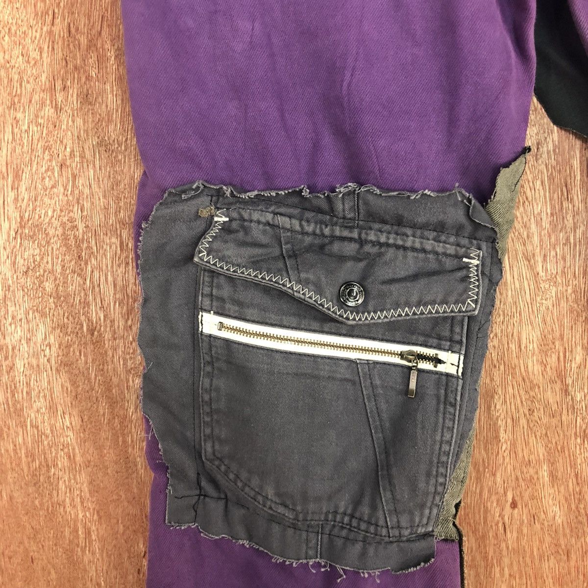 Levi's DL Levis ripped Reconstructed Multipocket Denim Pants #W1870 Size US 32 / EU 48 - 15 Thumbnail