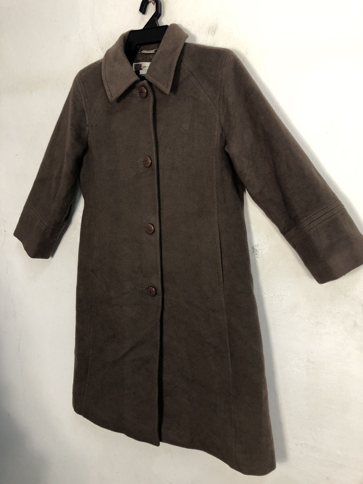 Designer × Pierre Balmain 90s Hype Pierre Balmain Paris Padded Long Coat Jacket Size US S / EU 44-46 / 1 - 4 Thumbnail