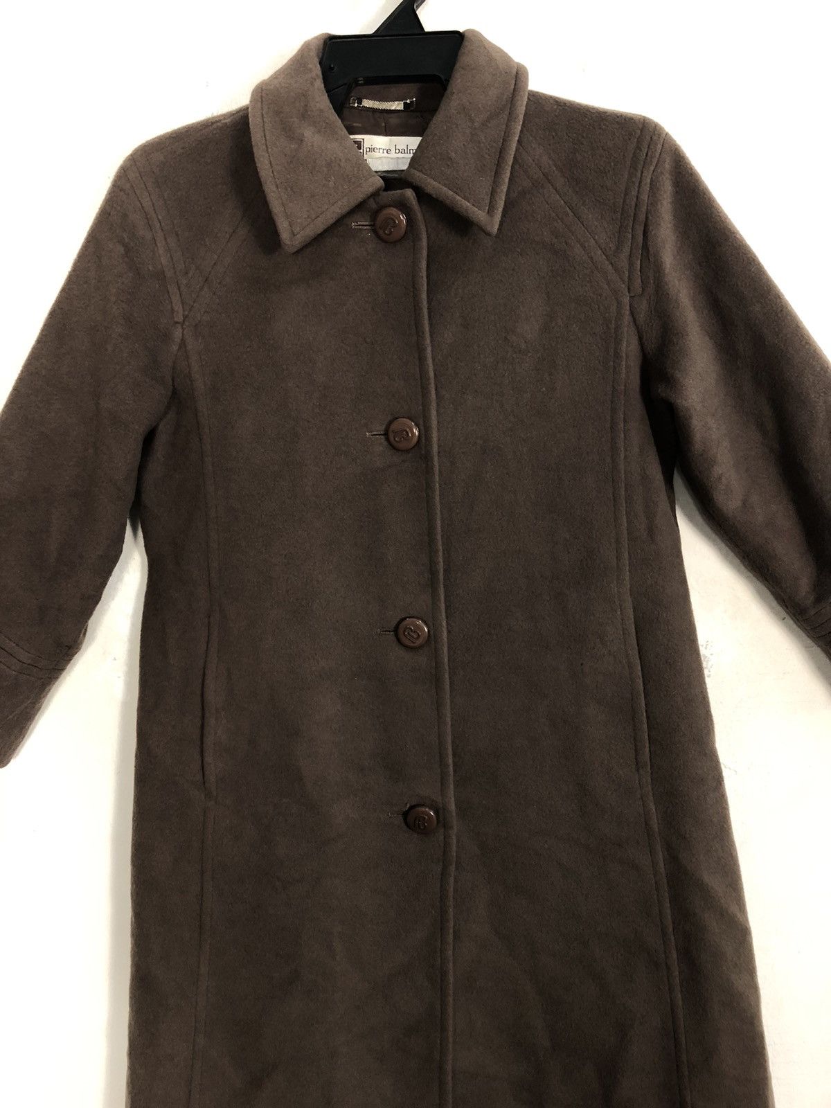 Designer × Pierre Balmain 90s Hype Pierre Balmain Paris Padded Long Coat Jacket Size US S / EU 44-46 / 1 - 3 Thumbnail