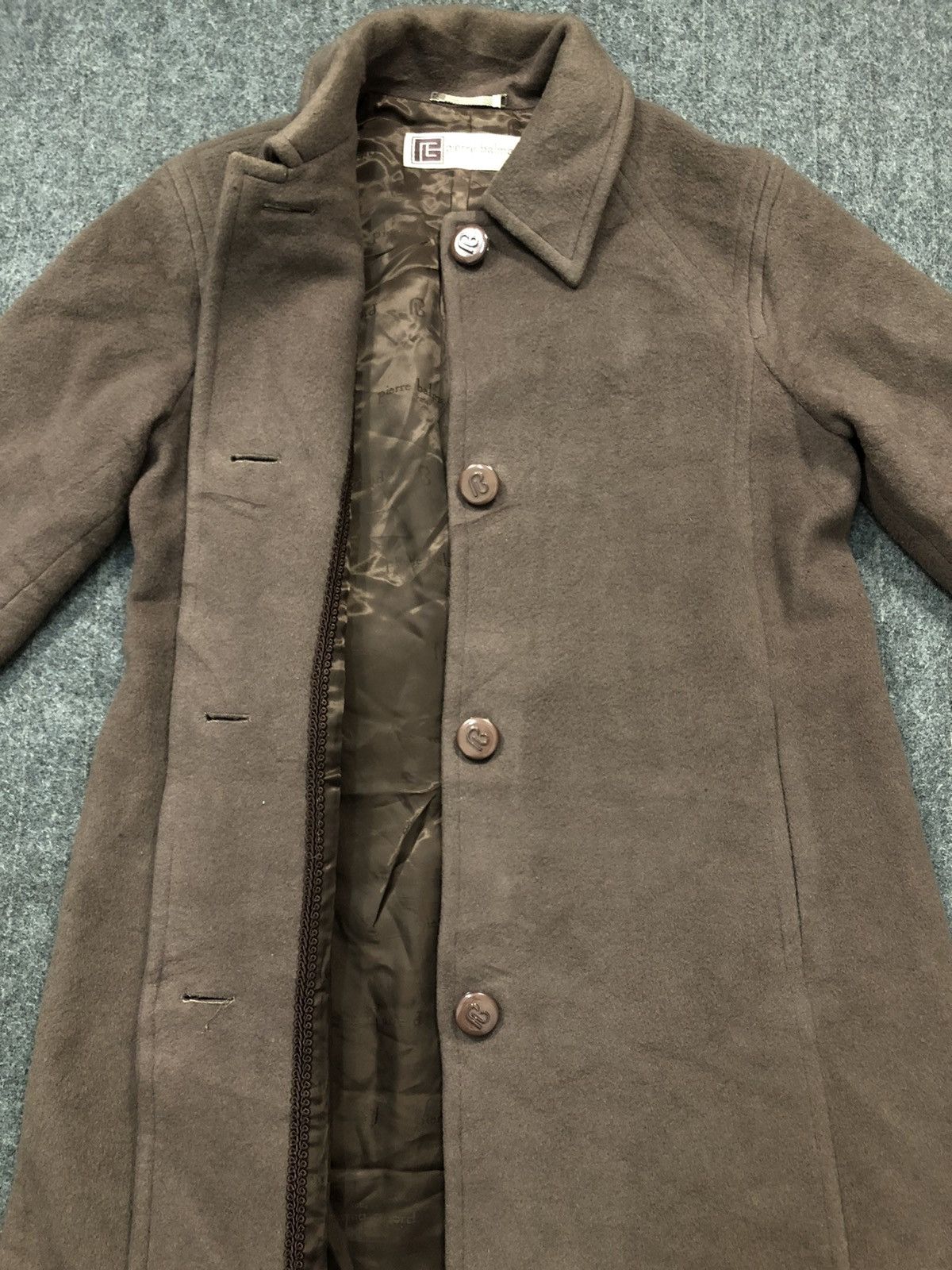 Designer × Pierre Balmain 90s Hype Pierre Balmain Paris Padded Long Coat Jacket Size US S / EU 44-46 / 1 - 5 Thumbnail