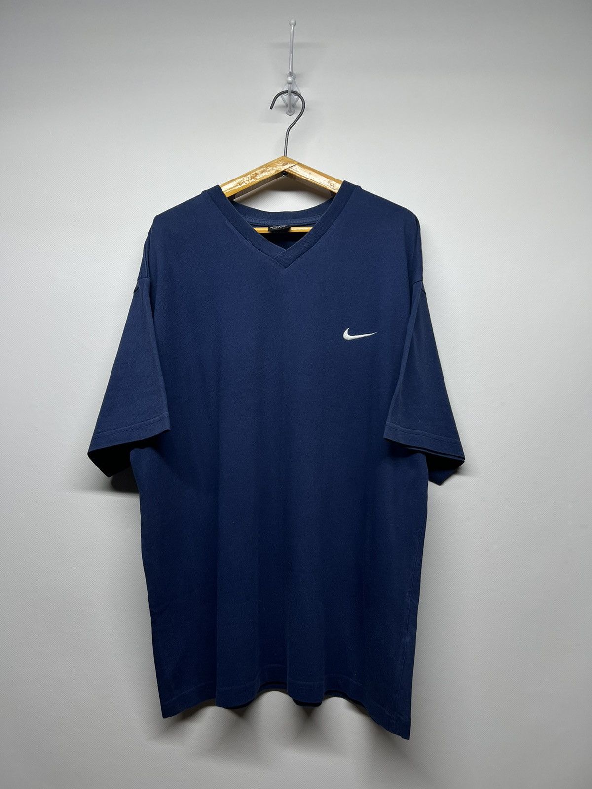 Nike × Vintage Vintage Y2k Nike 💙 Mini Swoosh T-Shirt 90’s Size US M / EU 48-50 / 2 - 2 Thumbnail