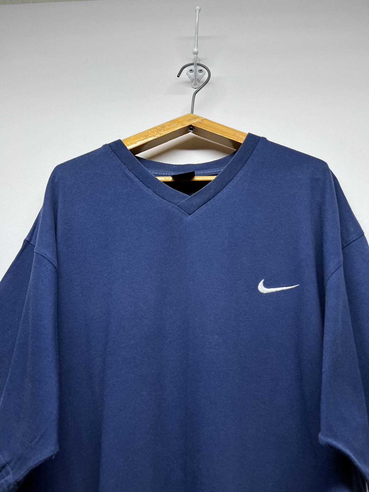 Nike × Vintage Vintage Y2k Nike 💙 Mini Swoosh T-Shirt 90’s Size US M / EU 48-50 / 2 - 1 Thumbnail