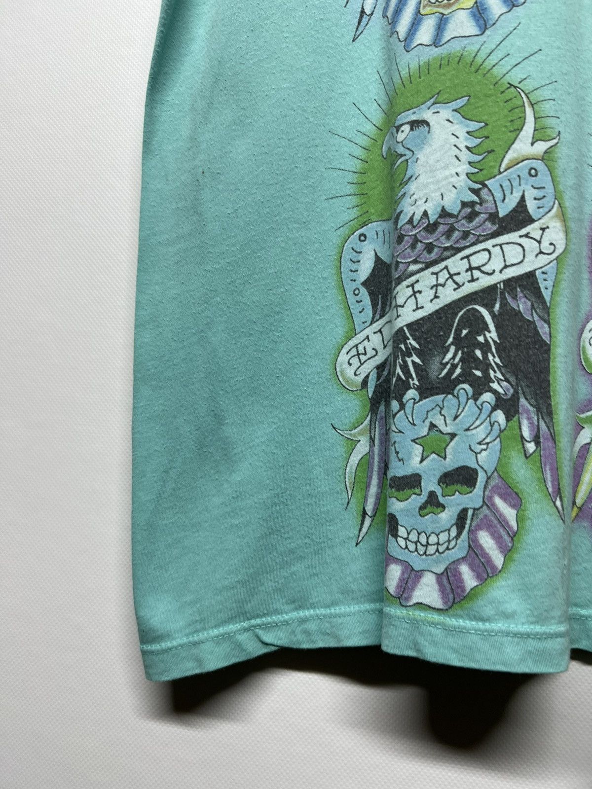 Ed Hardy Vintage Y2k Ed Hardy Eagle Skull🦅☠️ All Over Print T-Shirt Size US M / EU 48-50 / 2 - 6 Thumbnail