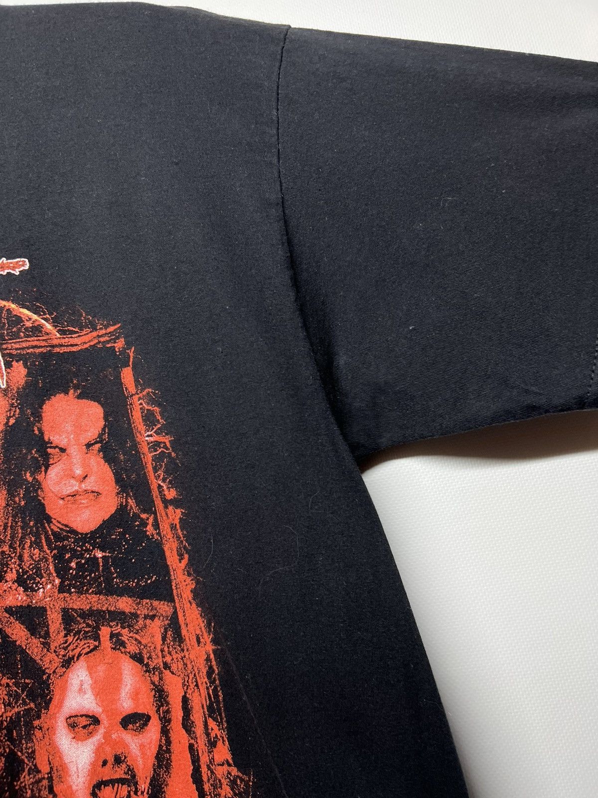 Band Tees × Slipknot × Vintage Vintage Y2k Slipknot Mask Faces Big Logo T-Shirt 00’s Size US M / EU 48-50 / 2 - 6 Thumbnail
