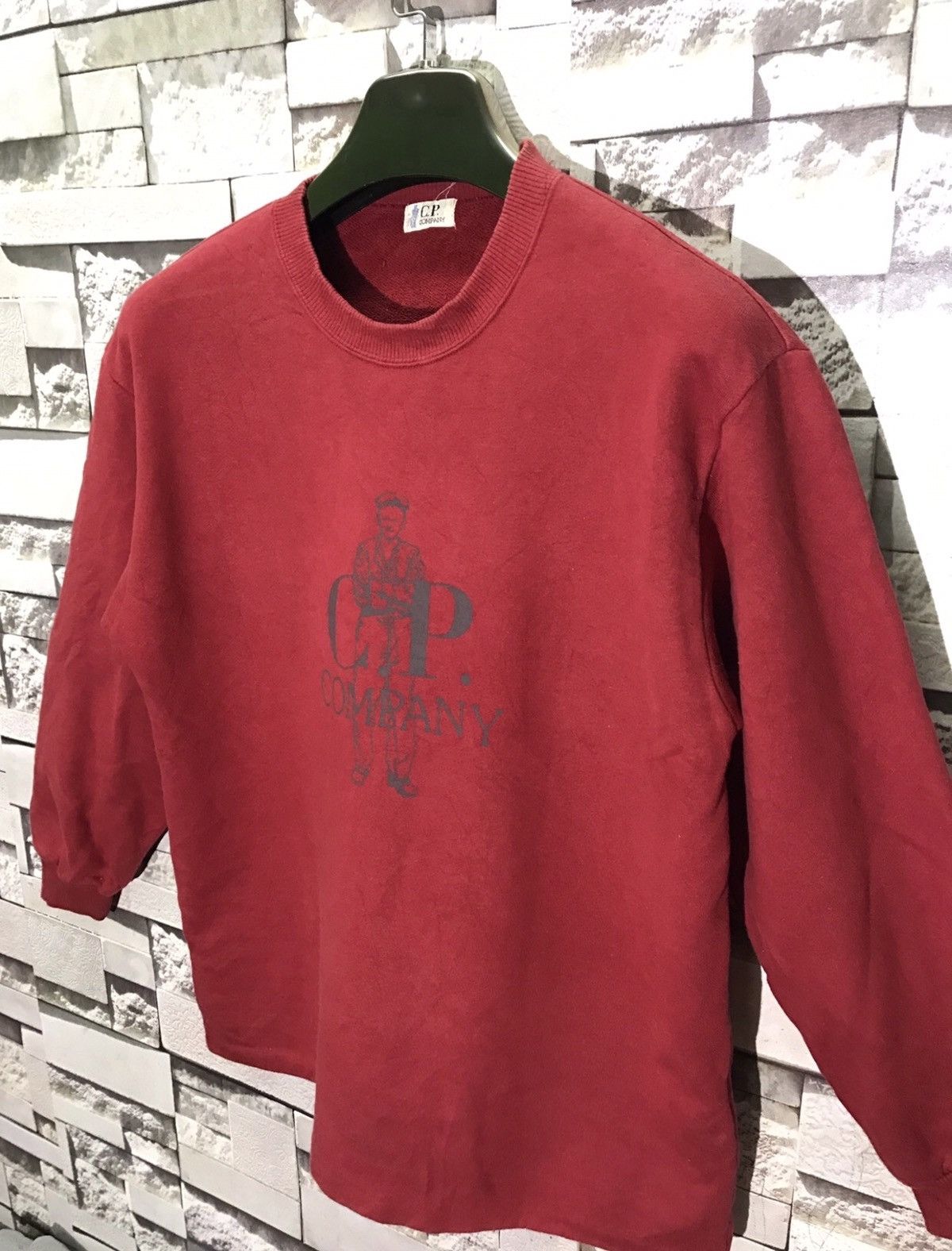 C.P. Company × Vintage Made In Japan CP Company Big Logo Sweatshirts Size US S / EU 44-46 / 1 - 2 Thumbnail