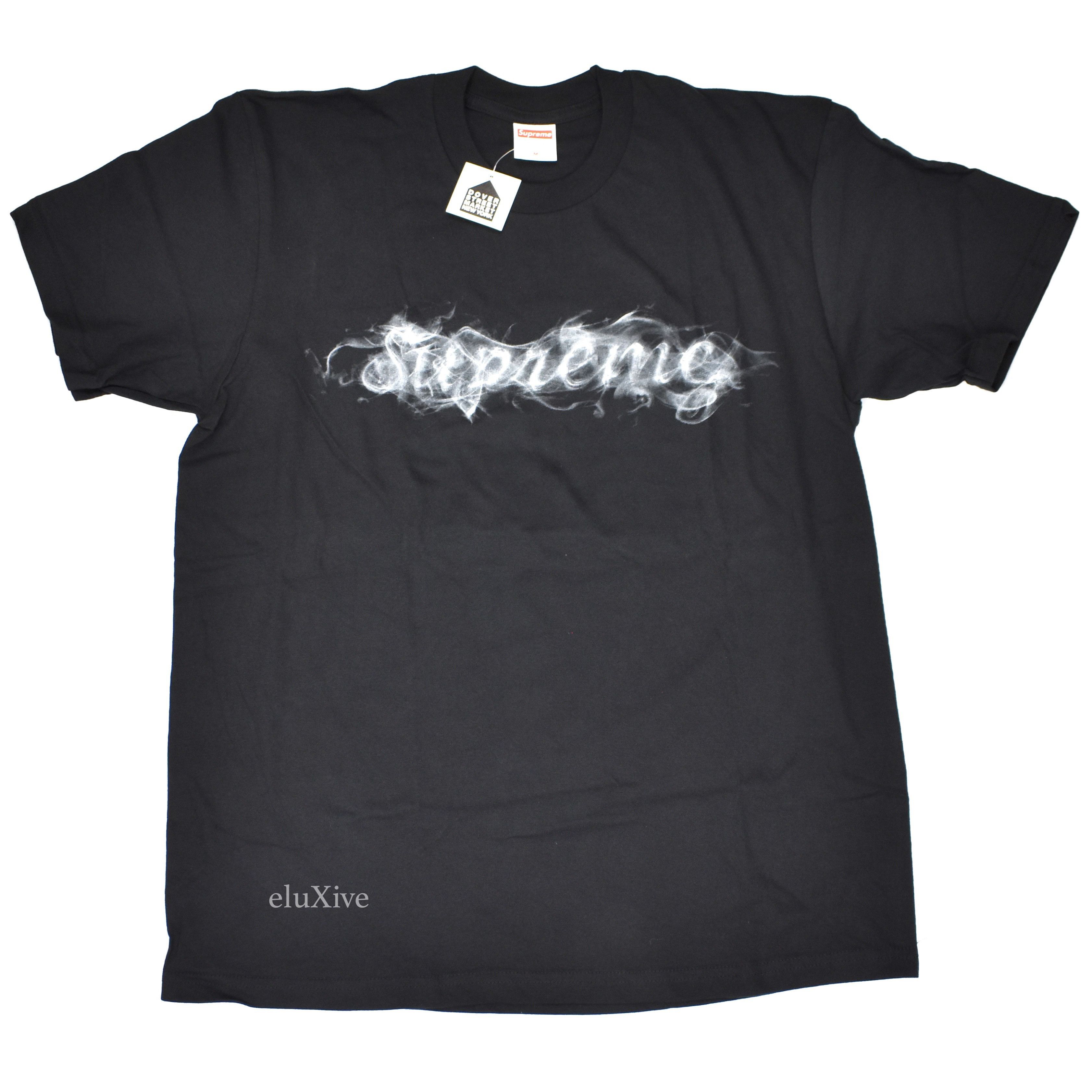 Supreme Smoke Logo T-Shirt Black DS | Grailed