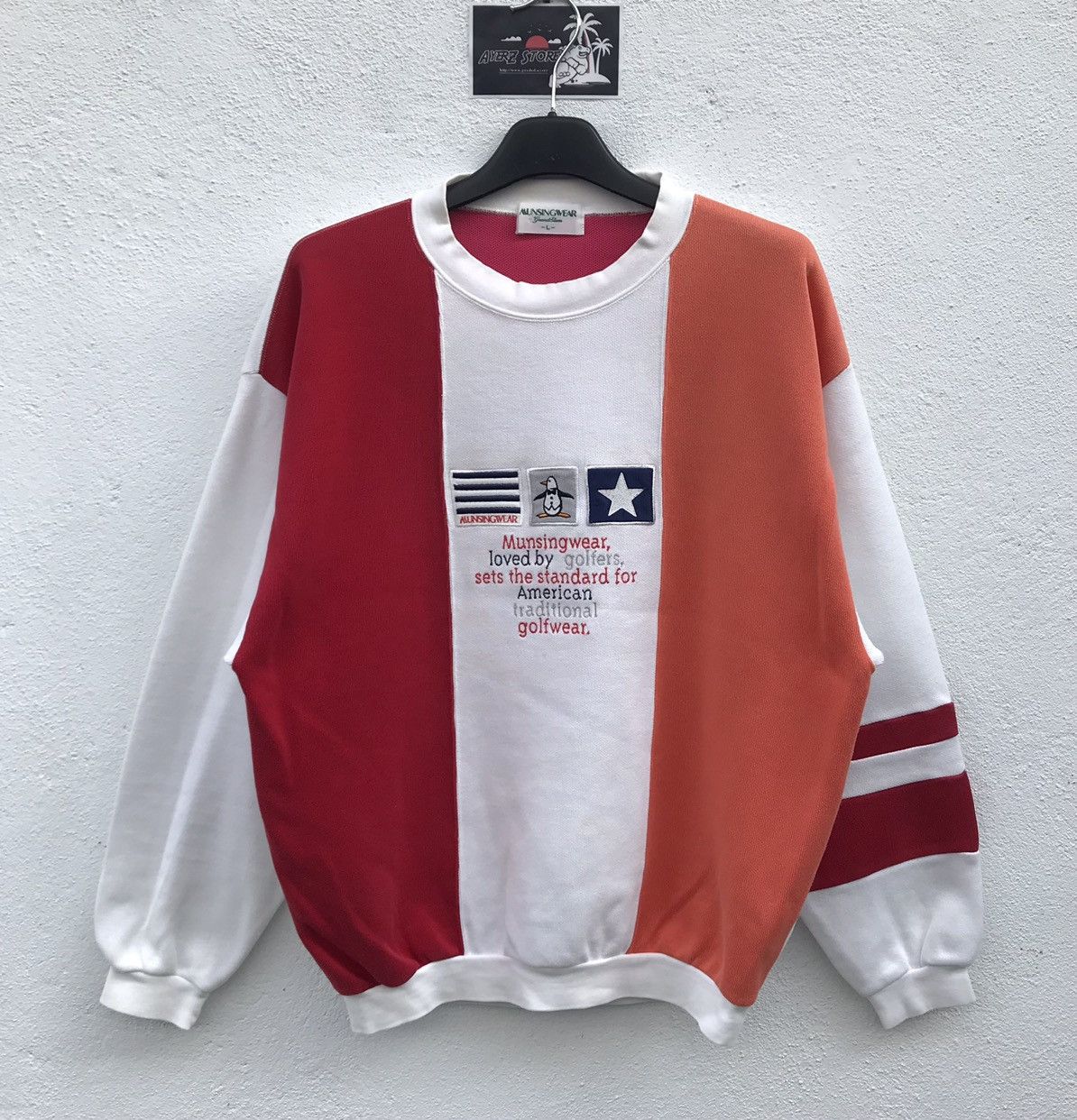 Grand Slam Munsingwear Grand Slam Big Logo Crewneck Sweatshirt Size US L / EU 52-54 / 3 - 1 Thumbnail