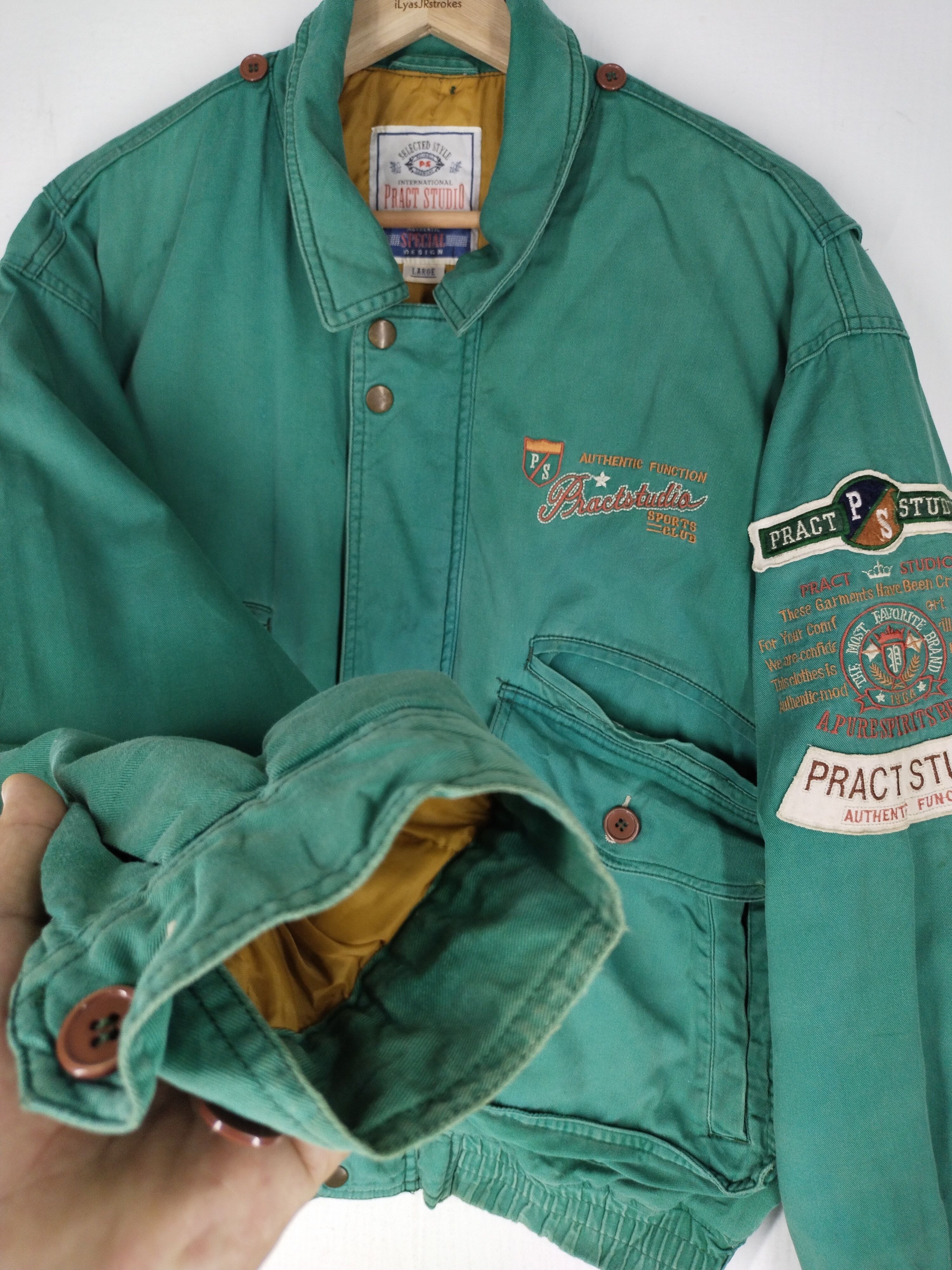 UNIONBAY VINTAGE PRACT STUDIO MODERN SPORTS WAY JACKET Size US L / EU 52-54 / 3 - 4 Thumbnail