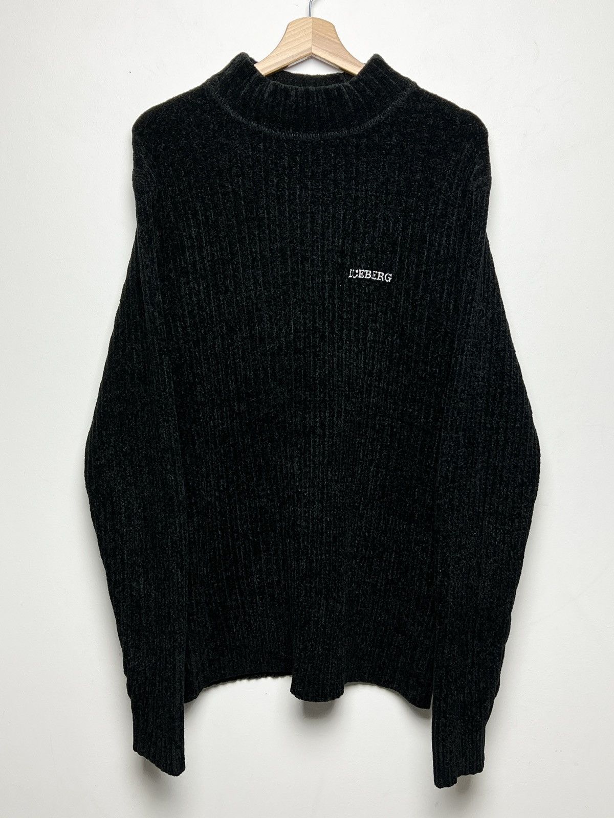 Iceberg iceberg y2k chenille moc neck archive sweater Size US L / EU 52-54 / 3 - 9 Thumbnail