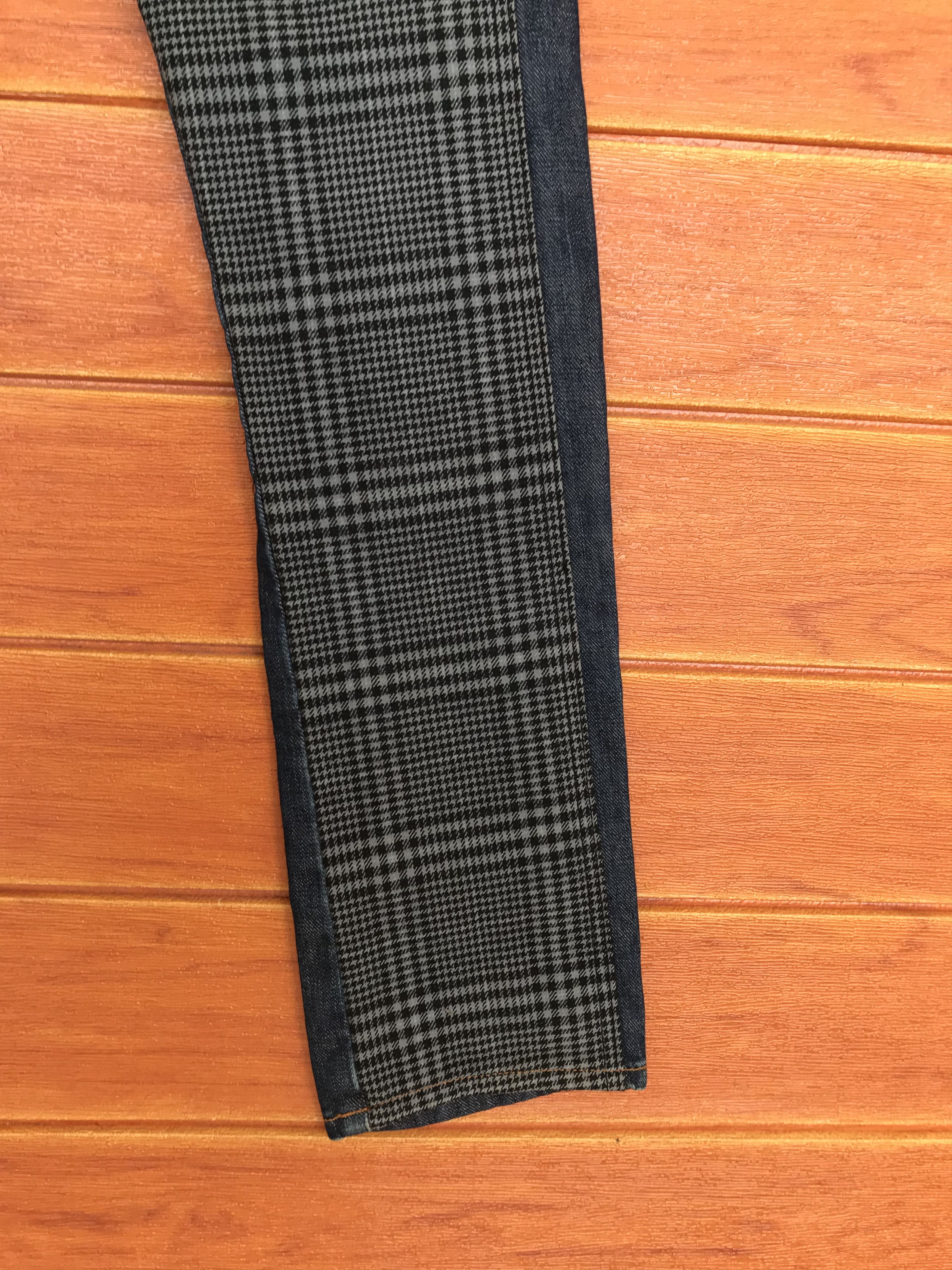 Kapital Japanese Brand Hybrid Checkered Denim Jeans Size US 29 - 4 Thumbnail