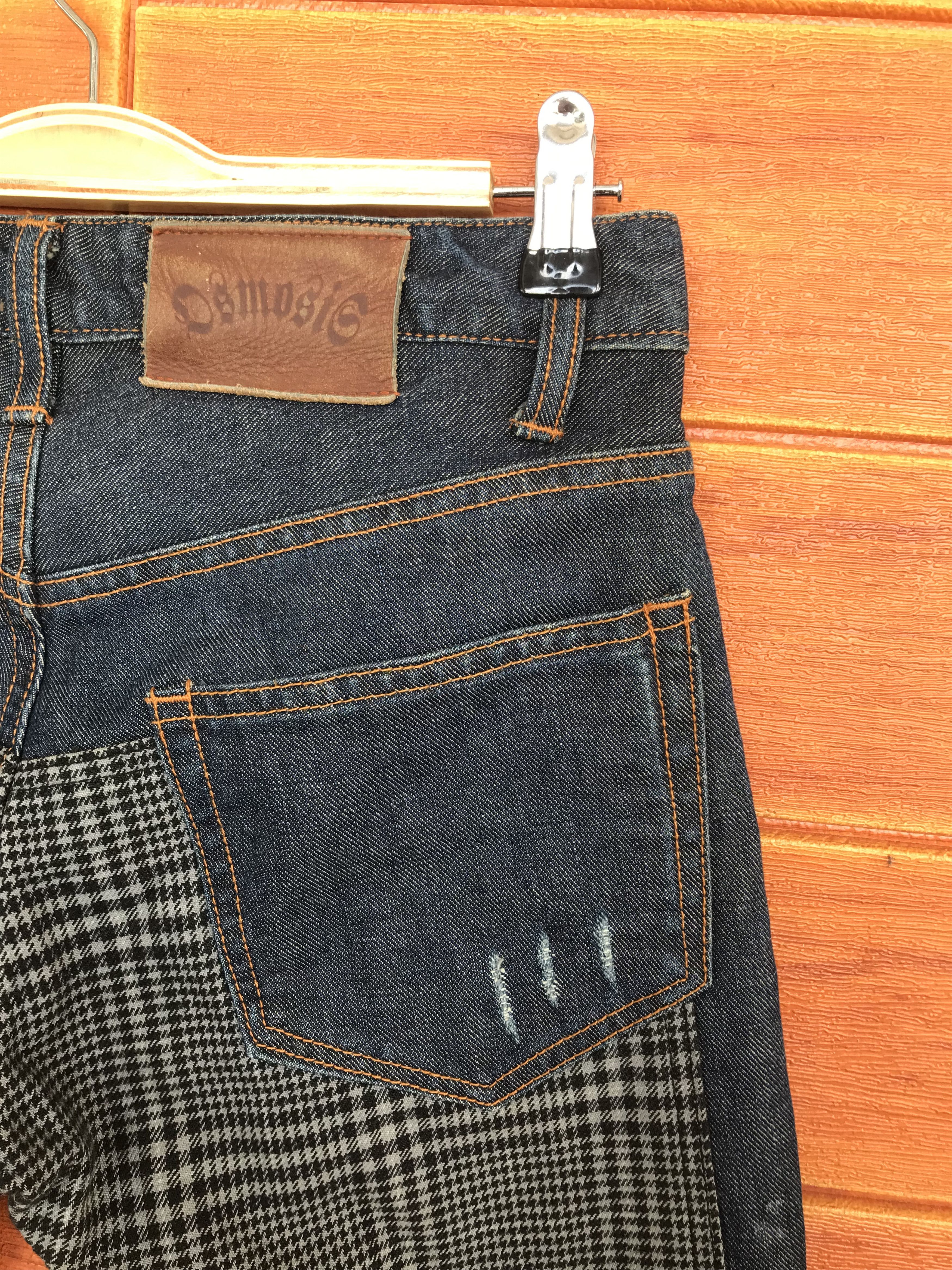 Kapital Japanese Brand Hybrid Checkered Denim Jeans Size US 29 - 6 Thumbnail