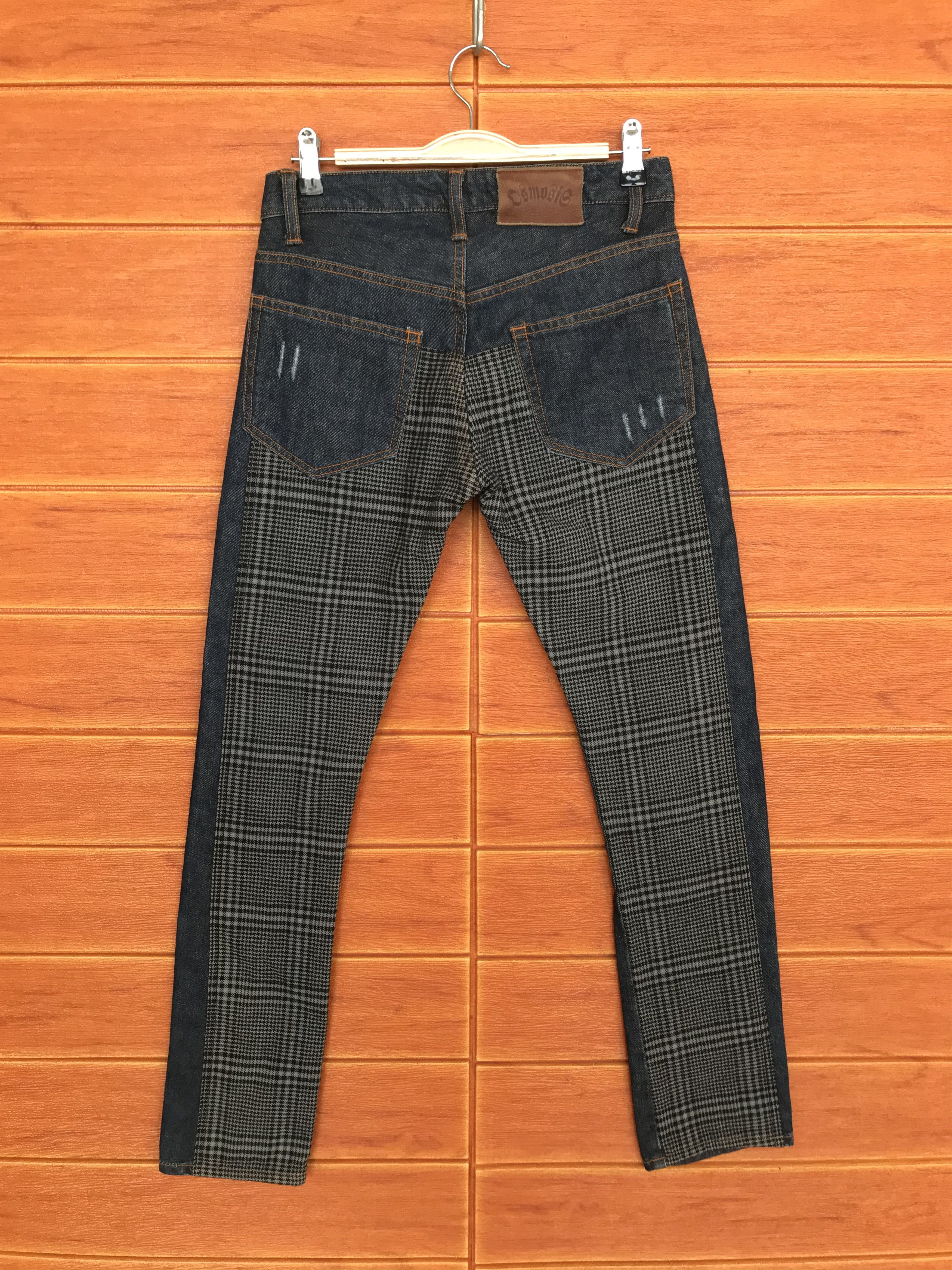 Kapital Japanese Brand Hybrid Checkered Denim Jeans Size US 29 - 1 Thumbnail