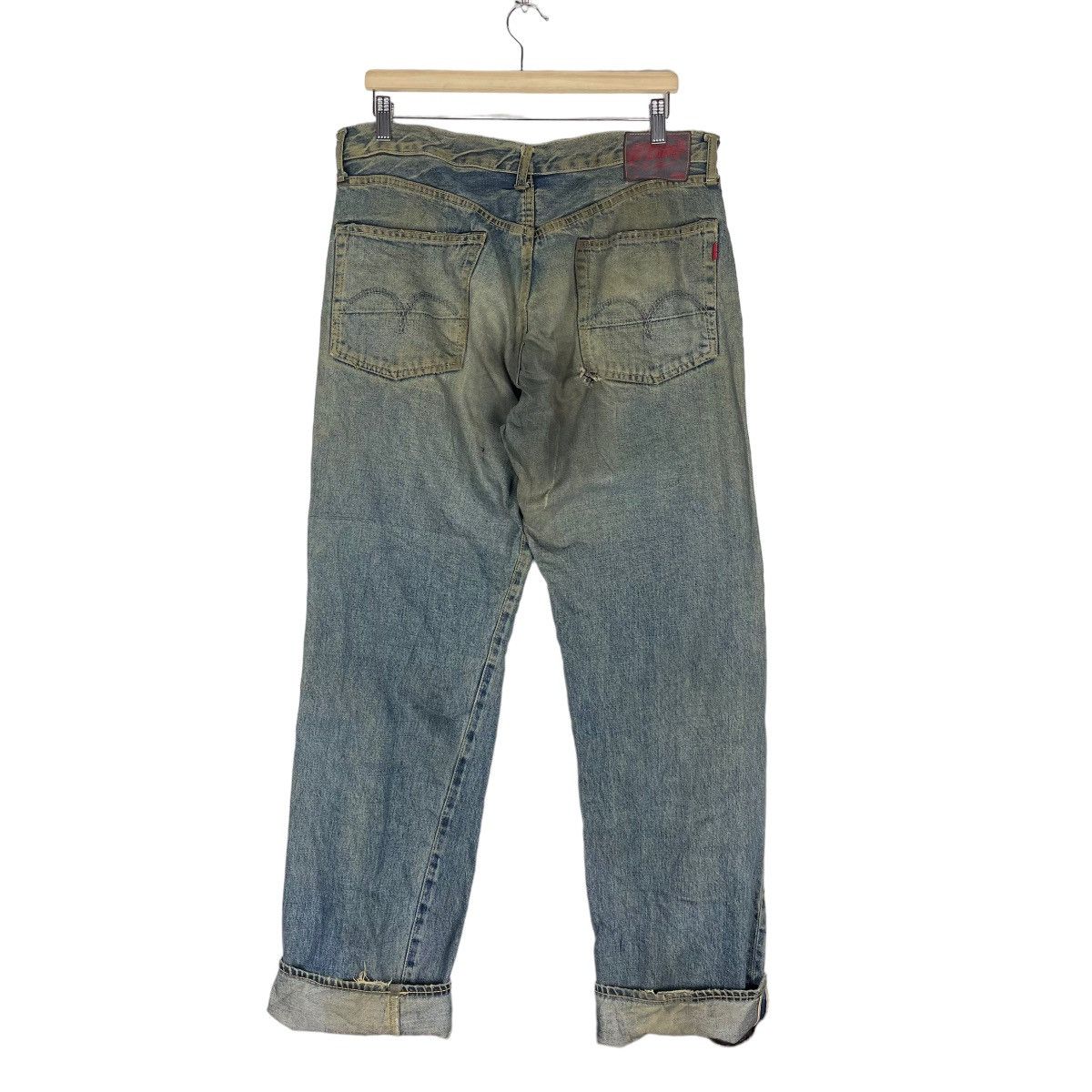 Japanese Brand ☀️BARTACK JAPAN SELVEDGE BUKERS DENIM JEANS Size US 34 / EU 50 - 10 Thumbnail