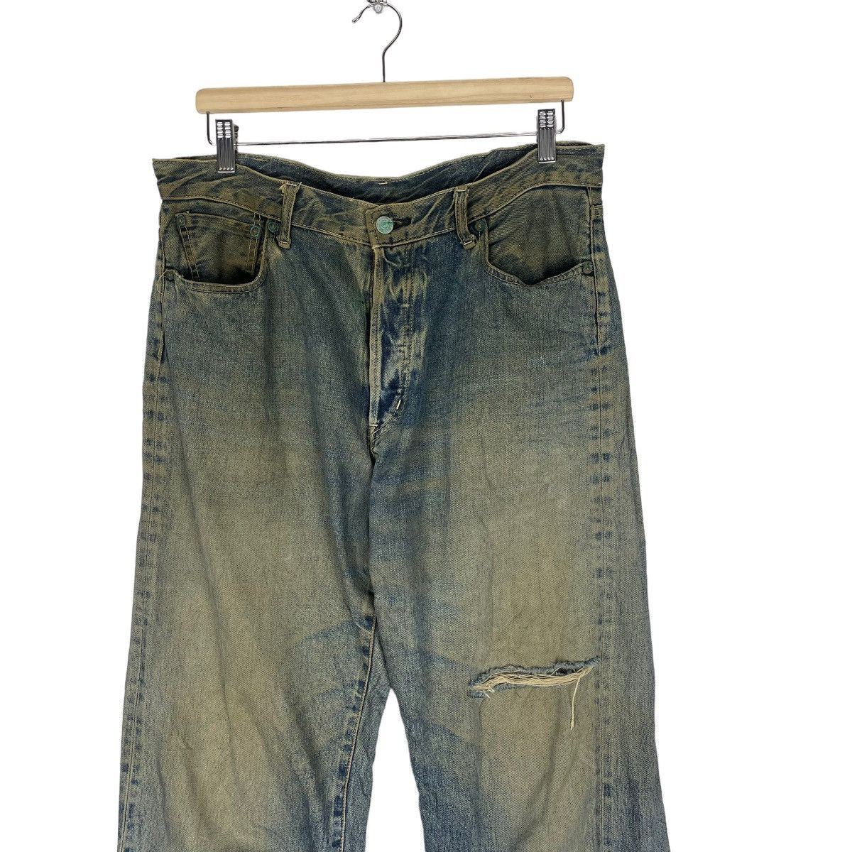 Japanese Brand ☀️BARTACK JAPAN SELVEDGE BUKERS DENIM JEANS Size US 34 / EU 50 - 3 Thumbnail