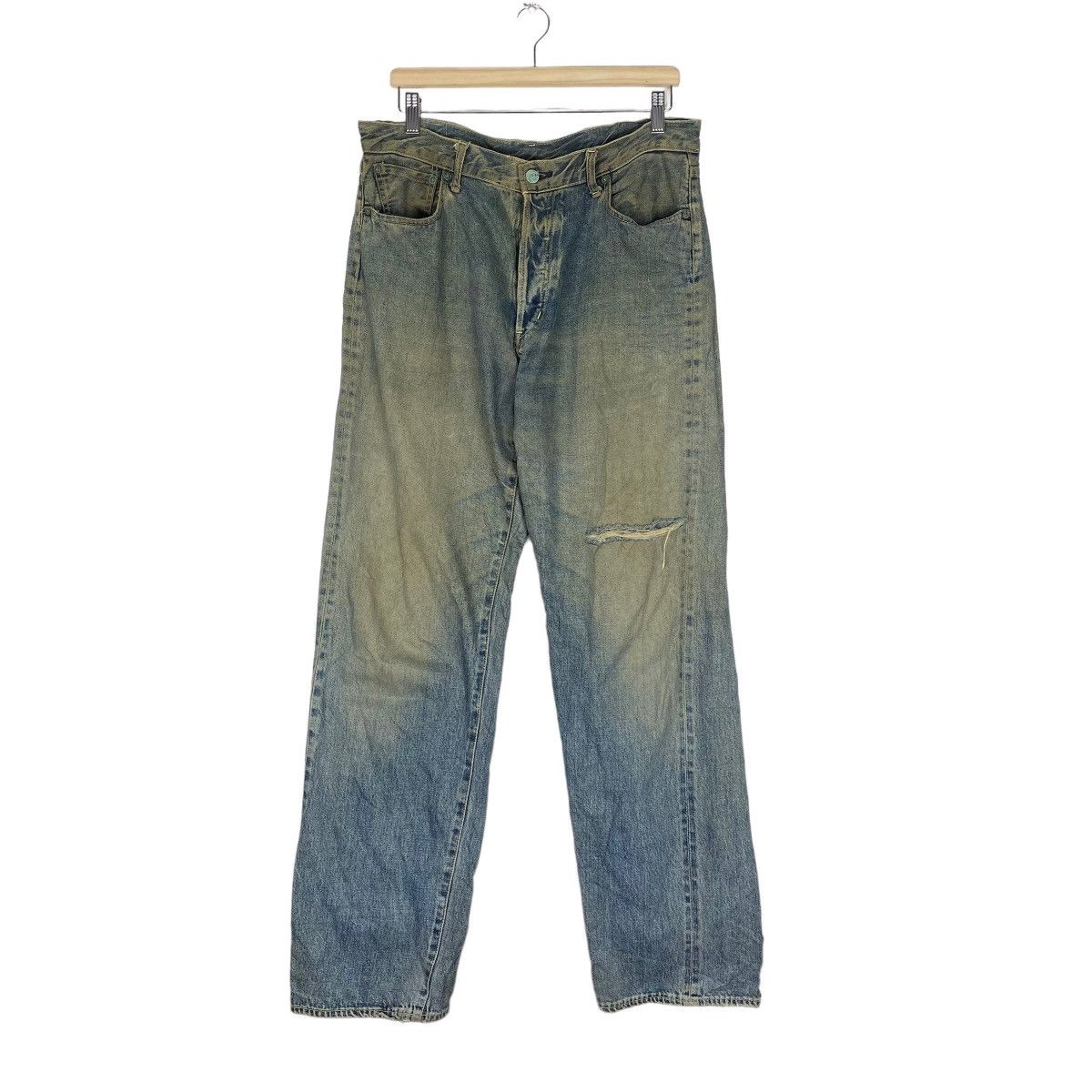 Japanese Brand ☀️BARTACK JAPAN SELVEDGE BUKERS DENIM JEANS Size US 34 / EU 50 - 2 Thumbnail