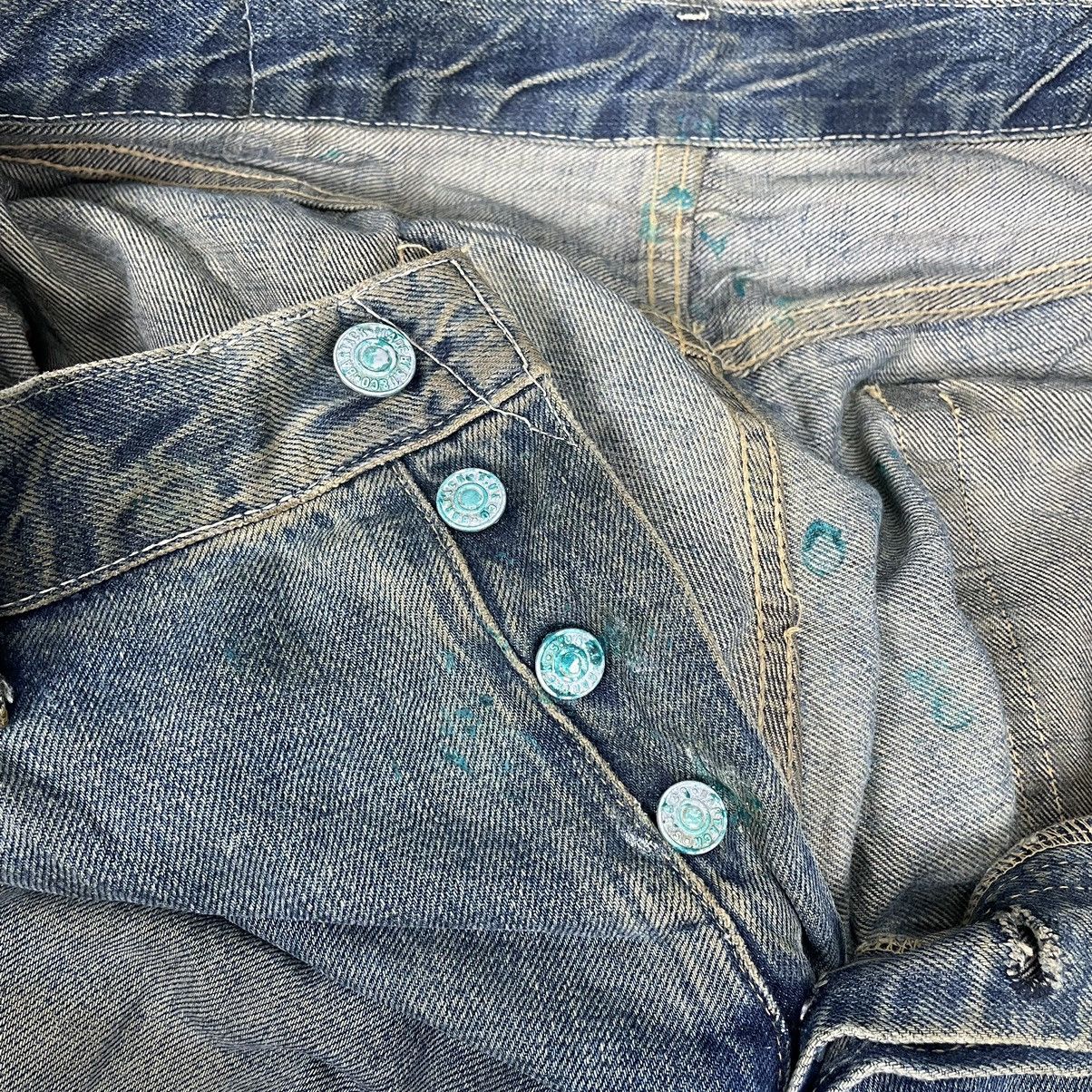 Japanese Brand ☀️BARTACK JAPAN SELVEDGE BUKERS DENIM JEANS Size US 34 / EU 50 - 7 Thumbnail