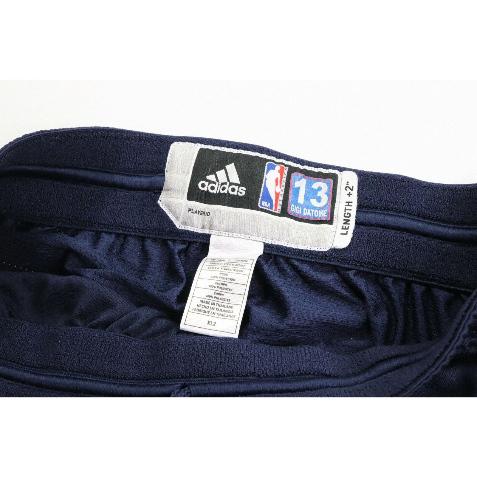 Adidas Adidas Detroit Pistons Basketball Gigi Datome Gamer Pants Size US 36 / EU 52 - 7 Thumbnail