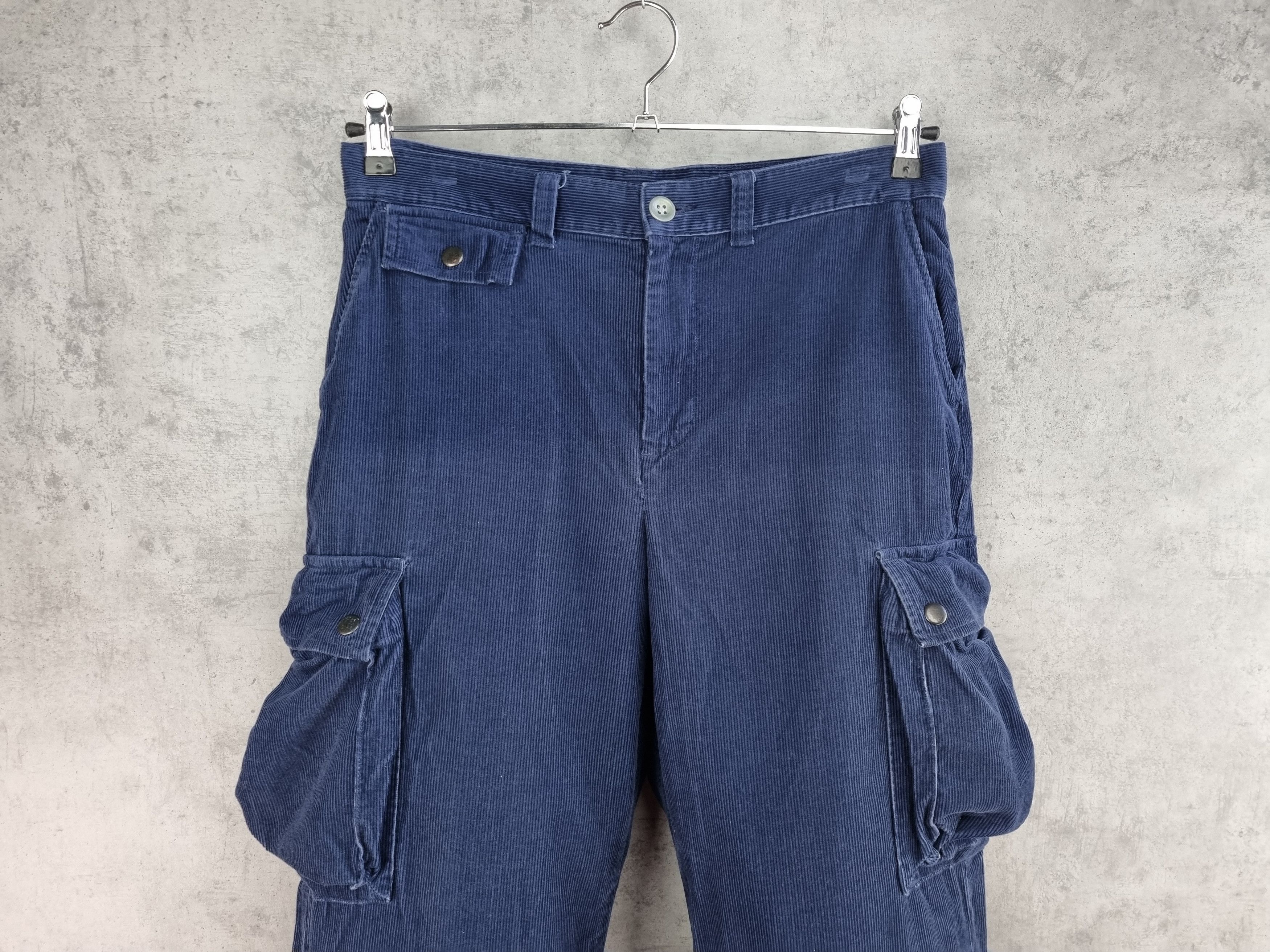 Polo Ralph Lauren × Ralph Lauren 90s Ralph Lauren Corduroy Vintage Cargo Faded Pants Size US 32 / EU 48 - 5 Thumbnail