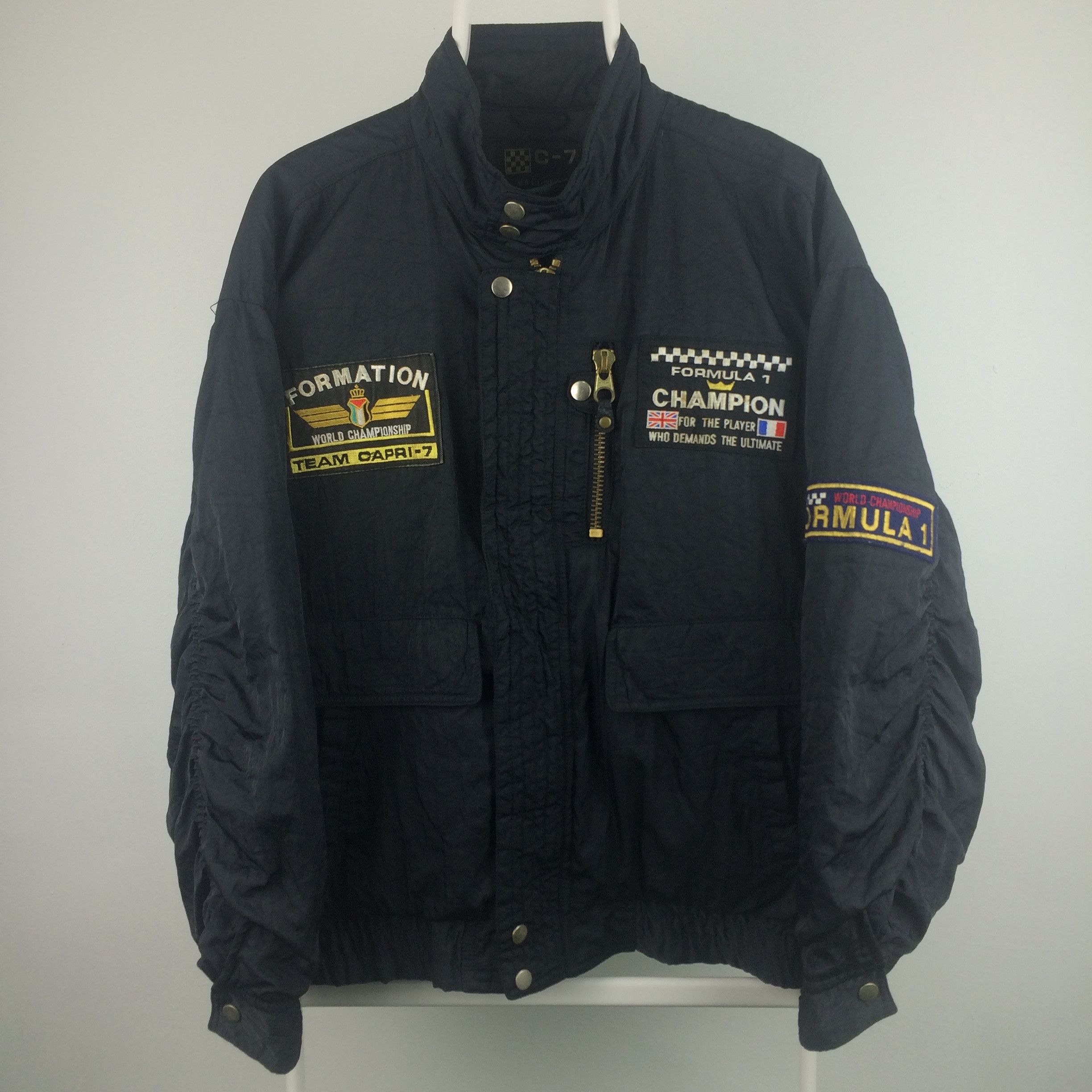 Vintage Z86 F-1 FORMULA 1 WORLD CHAMPION TEAM CAPRI-7 Jacket F-1 Size US L / EU 52-54 / 3 - 1 Thumbnail
