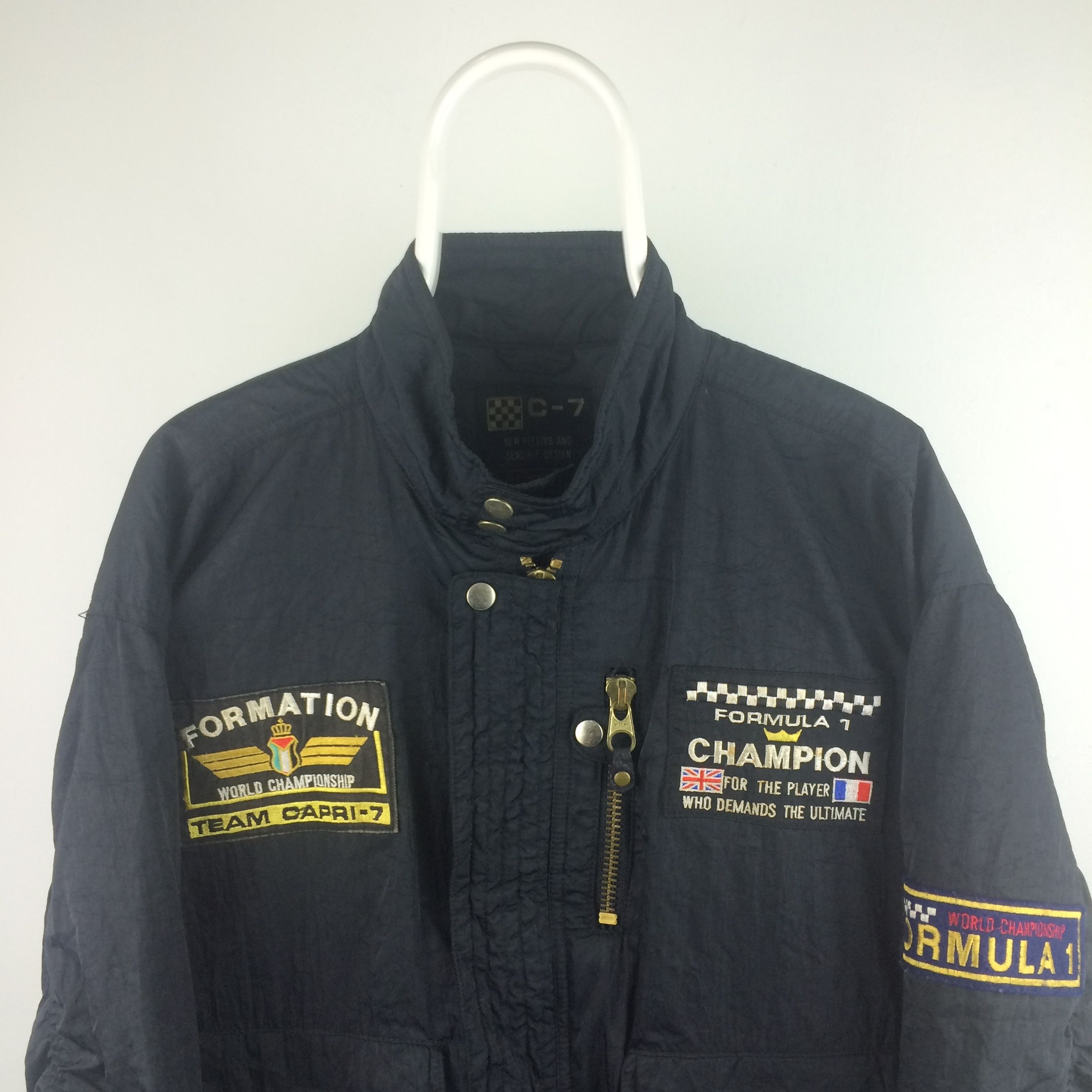 Vintage Z86 F-1 FORMULA 1 WORLD CHAMPION TEAM CAPRI-7 Jacket F-1 Size US L / EU 52-54 / 3 - 2 Thumbnail