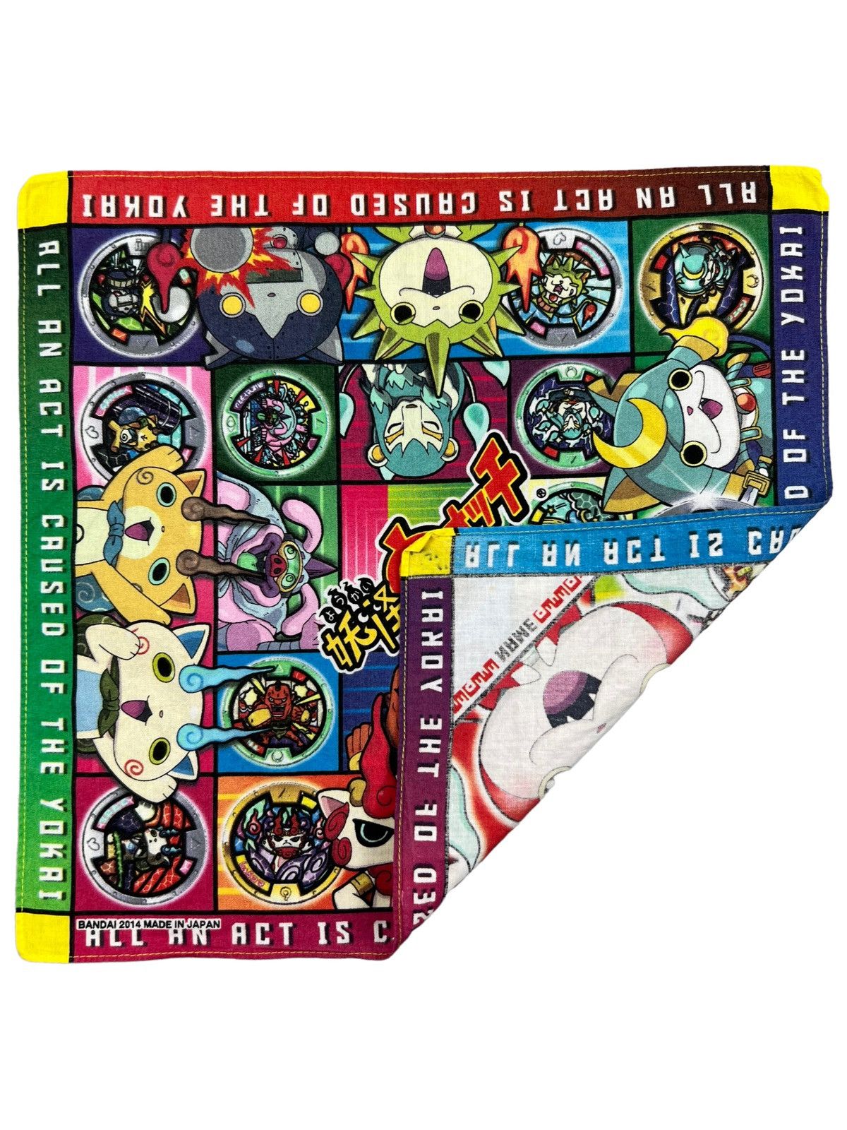 Anime Yokai Watch Handkerchief Neckerchief Bandana Pocketsquare Size ONE SIZE - 3 Thumbnail