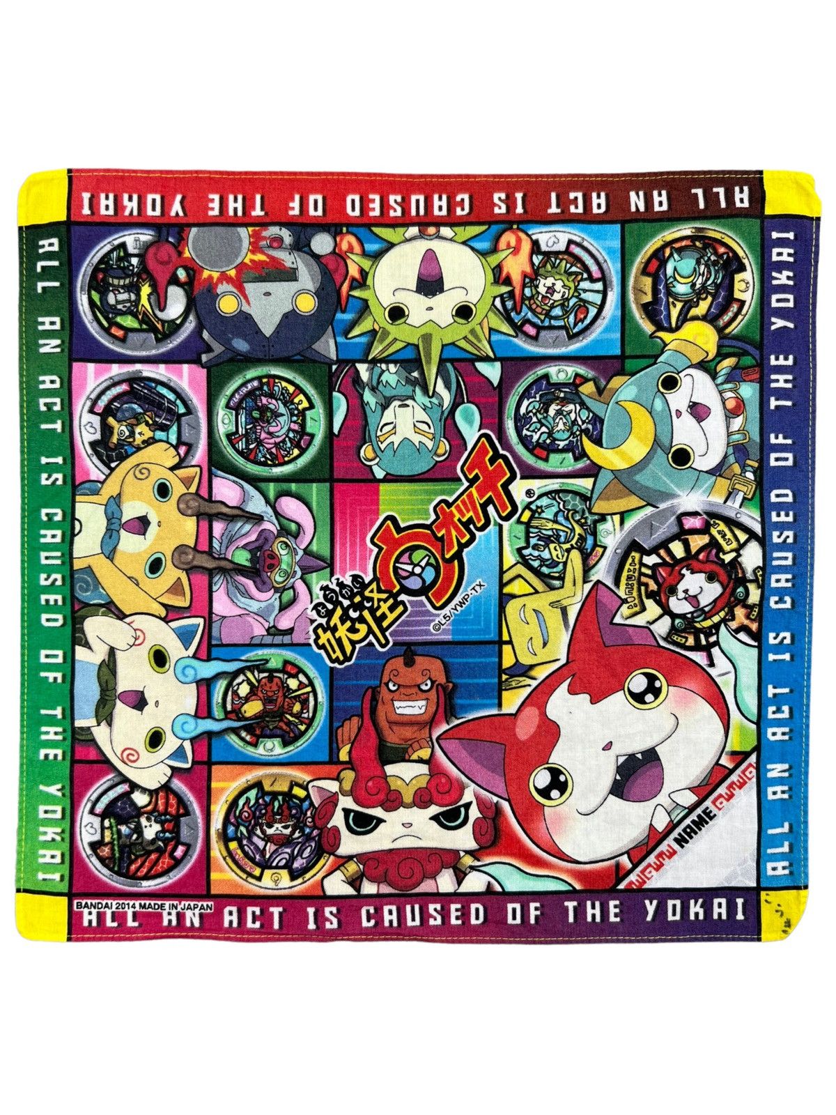 Anime Yokai Watch Handkerchief Neckerchief Bandana Pocketsquare Size ONE SIZE - 1 Thumbnail