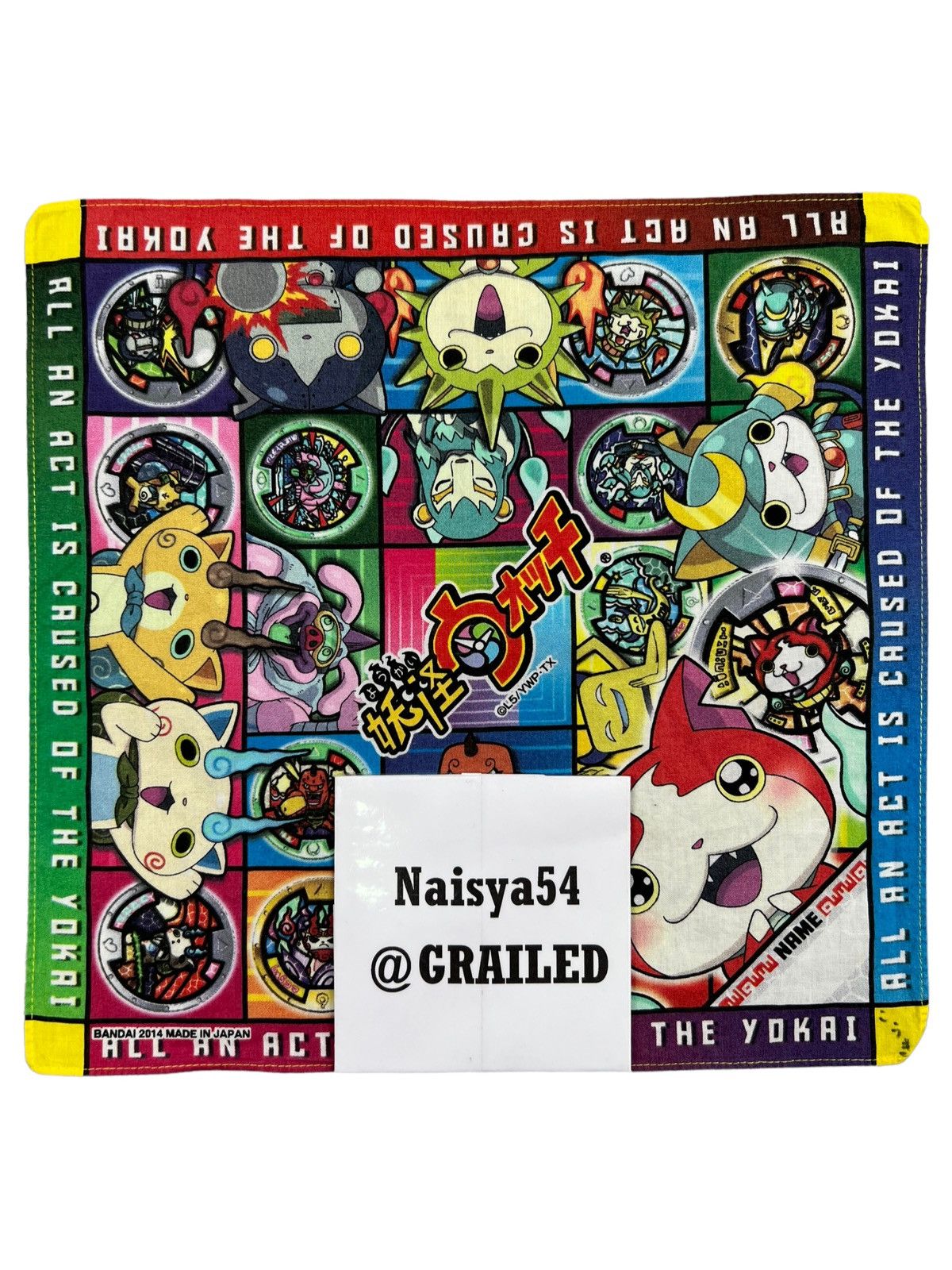 Anime Yokai Watch Handkerchief Neckerchief Bandana Pocketsquare Size ONE SIZE - 5 Thumbnail