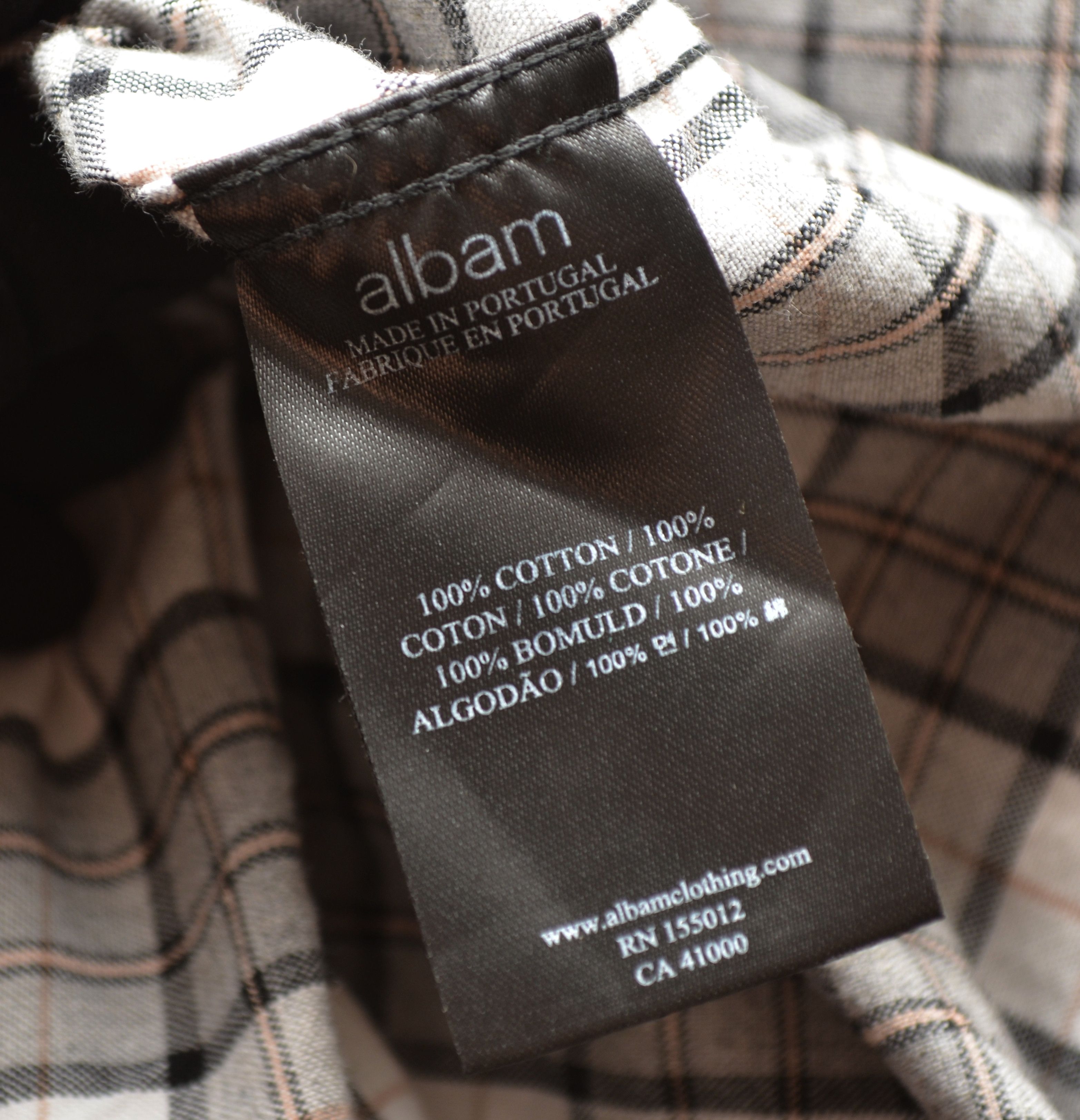 Albam Albam Miles Open Collar Check Flannel Shirt Sz S Size US S / EU 44-46 / 1 - 12 Thumbnail