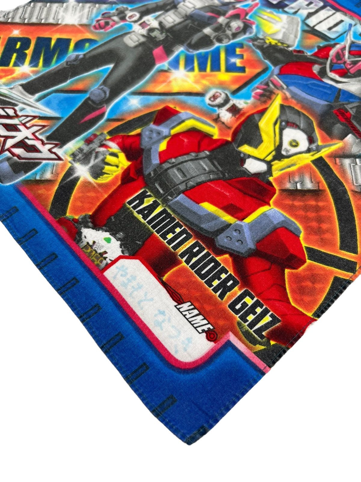 Japanese Brand Kamen Rider Handkerchief Neckerchief Bandana Pocketsquare Size ONE SIZE - 3 Thumbnail