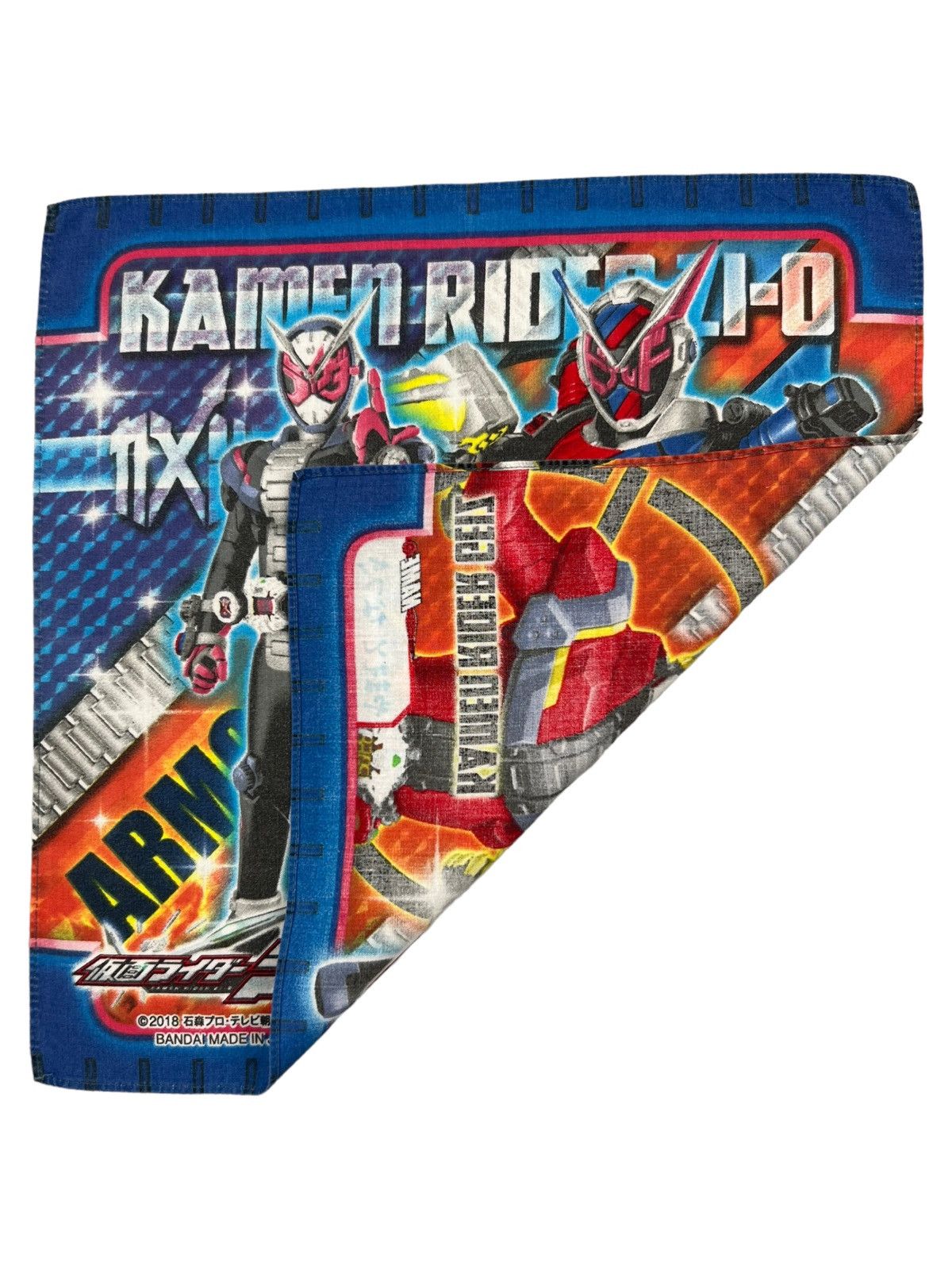 Japanese Brand Kamen Rider Handkerchief Neckerchief Bandana Pocketsquare Size ONE SIZE - 4 Thumbnail