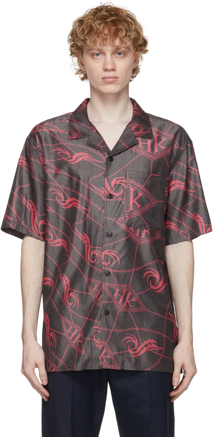 Designer × Han Kjobenhavn Han Kjobenhavn Grey and Pink Summer Shirt Size M Size US M / EU 48-50 / 2 - 1 Thumbnail