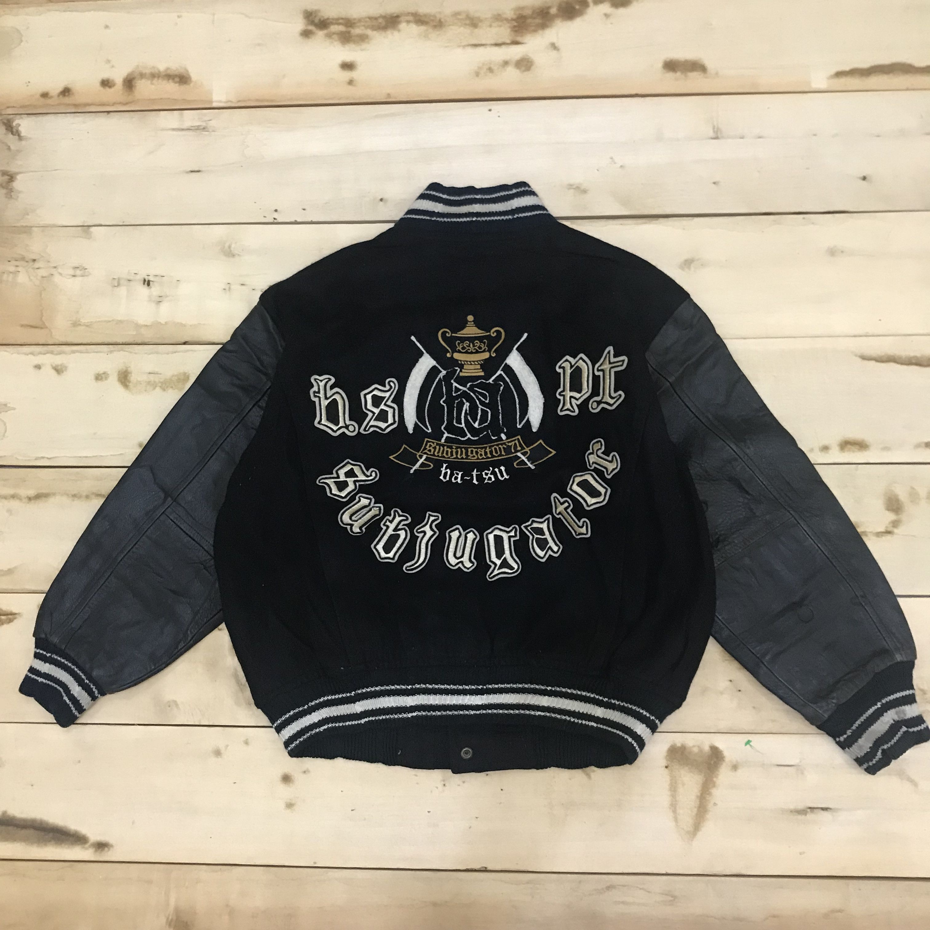 Hysteric Glamour × Japanese Brand Z96 BA-TSU RADICAL AGE SHIBUYAKU TOKYO VARSITY JACKET Size US M / EU 48-50 / 2 - 1 Thumbnail