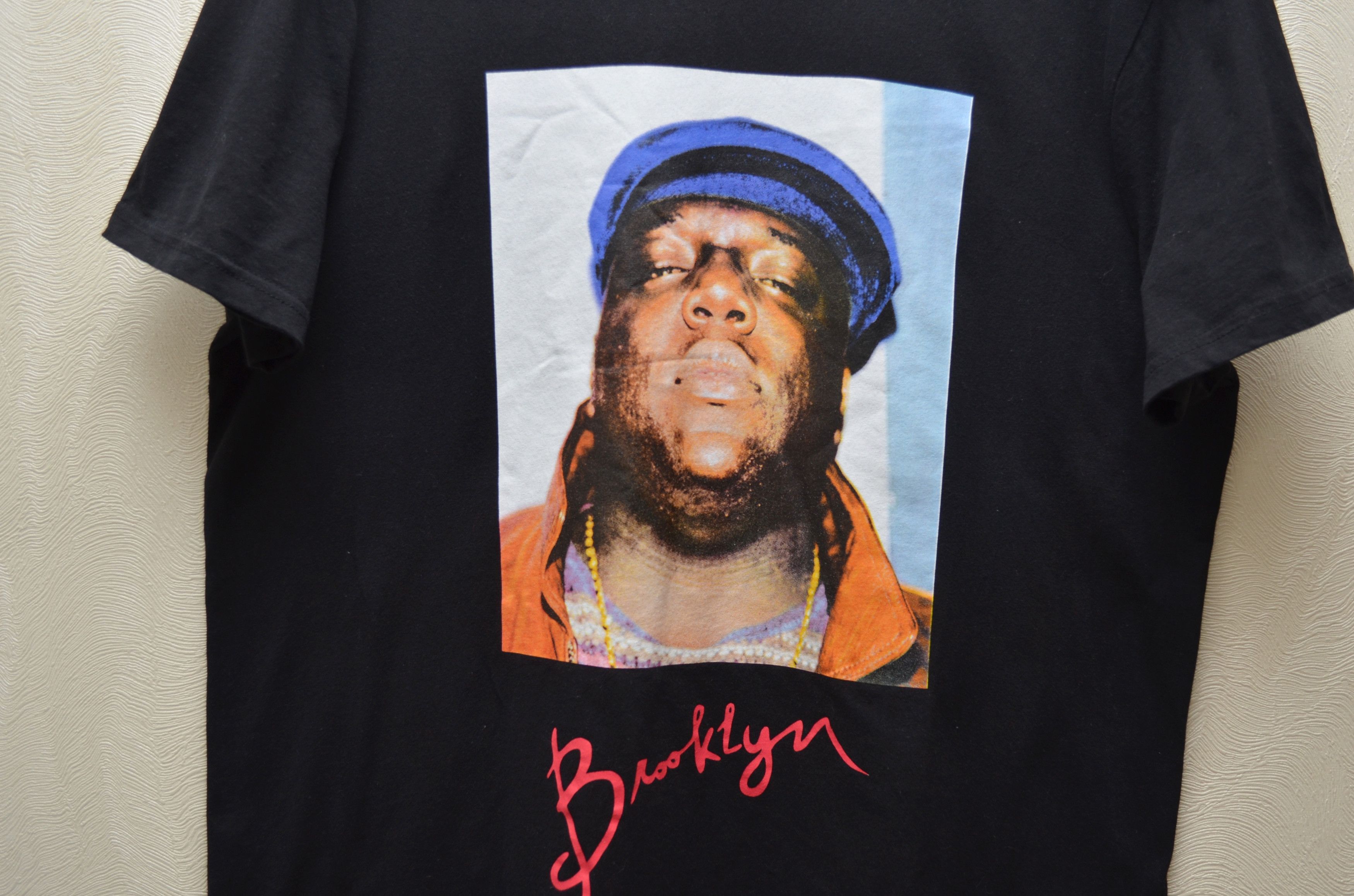 Band Tees × Rap Tees Notorious BIG Brooklyn Black T Shirt Size US XL / EU 56 / 4 - 3 Thumbnail