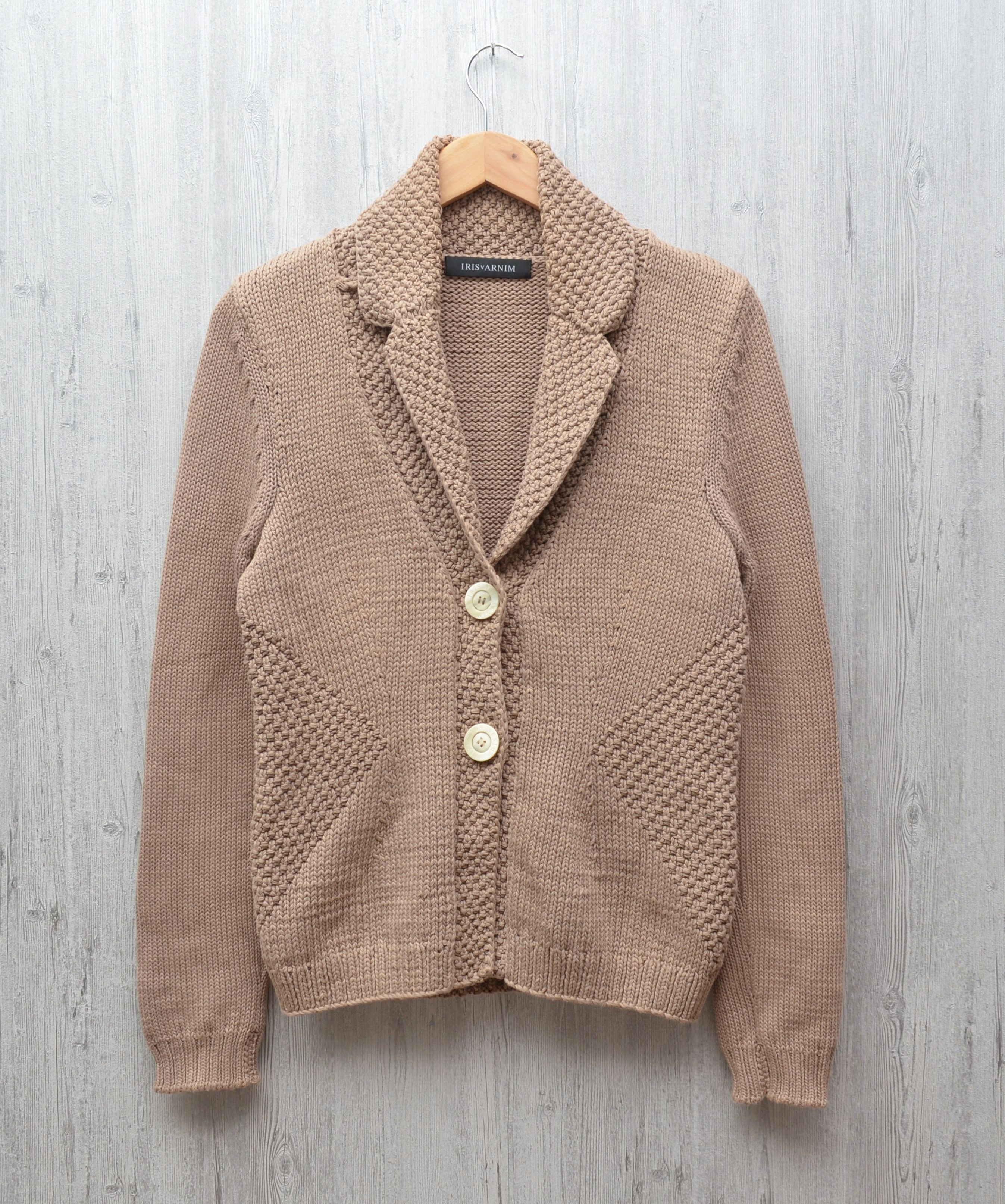 Iris von Arnim IRIS VON ARNIM Wmns Wool Knit Cardigan Sweater Brown Sz XL Size XL / US 12-14 / IT 48-50 - 11 Thumbnail