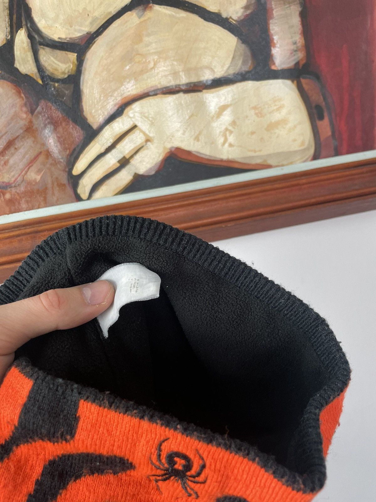 Spyder Vintage Y2k Spyder Flame Spider Beanie AvantGarde Hype Rare Size ONE SIZE - 3 Thumbnail