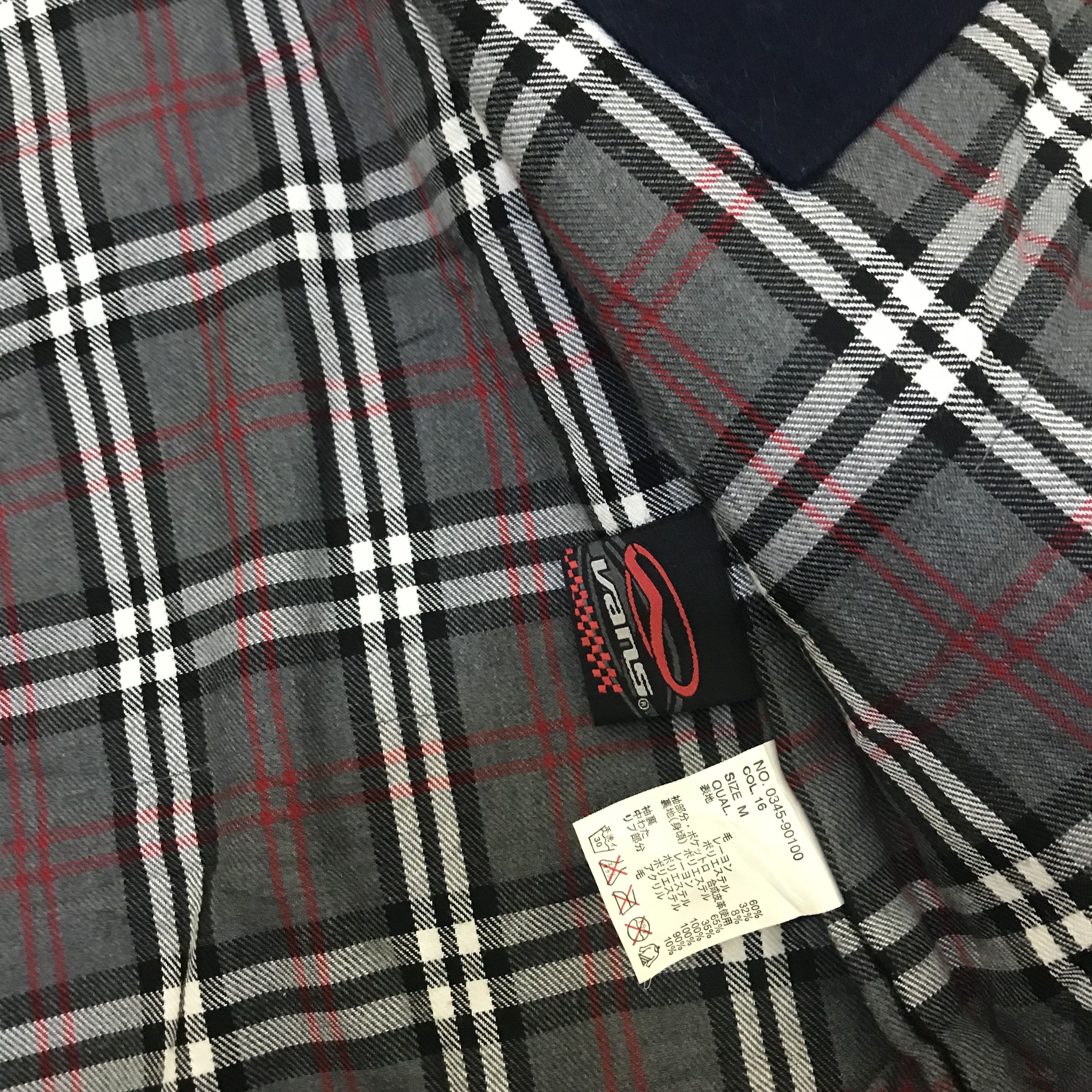 Vans Z108 VTG VANS NOVA CHECK SKATE ROOTS VARSITY JACKET Size US M / EU 48-50 / 2 - 7 Thumbnail