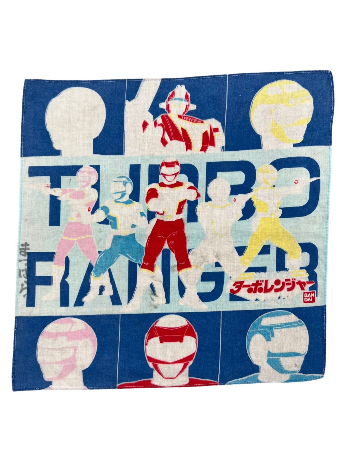 Choudenshi Bioman Handkerchief Neckerchief Pocketsquare