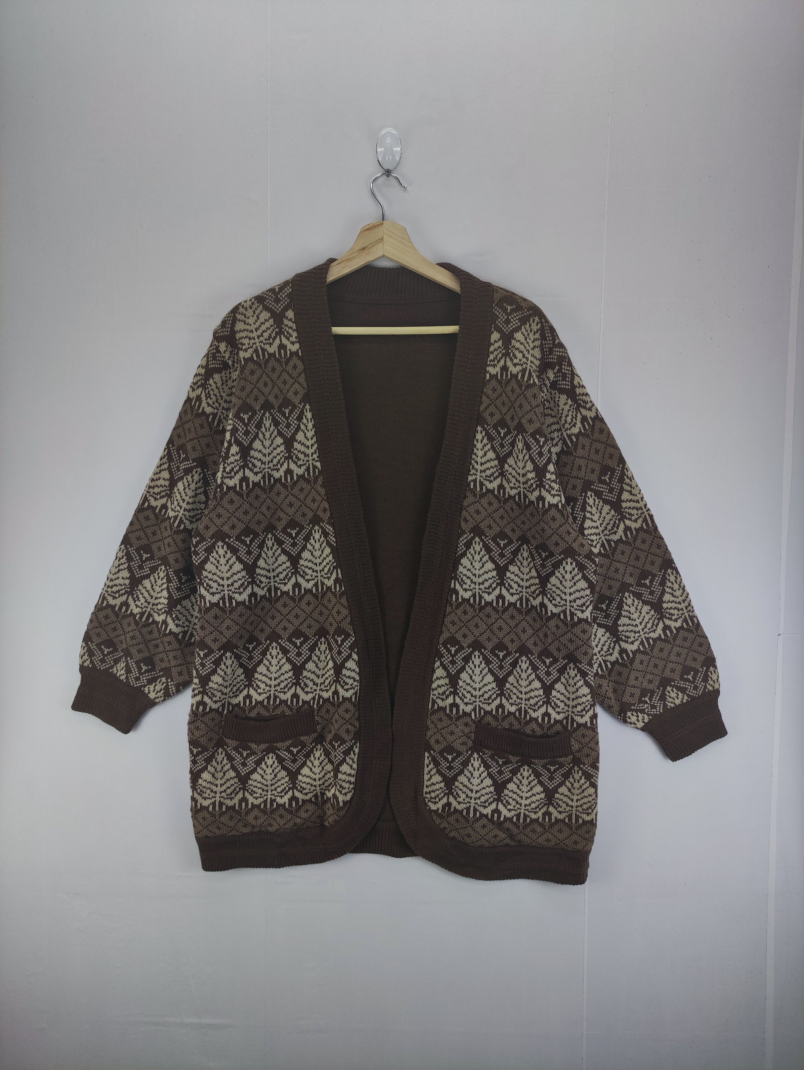 Aran Isles Knitwear Vintage Cardigan Unbranded Size US L / EU 52-54 / 3 - 1 Thumbnail