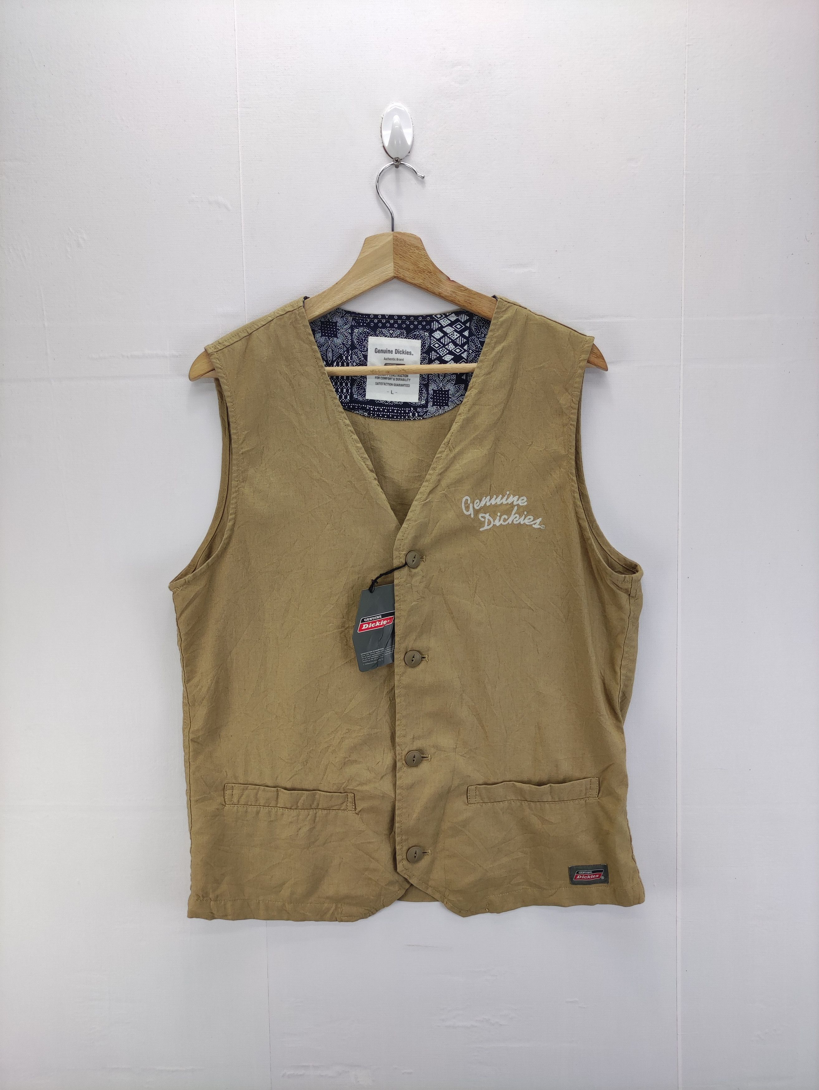 Dickies Vintage Dickies Vest Brown Size US M / EU 48-50 / 2 - 1 Thumbnail