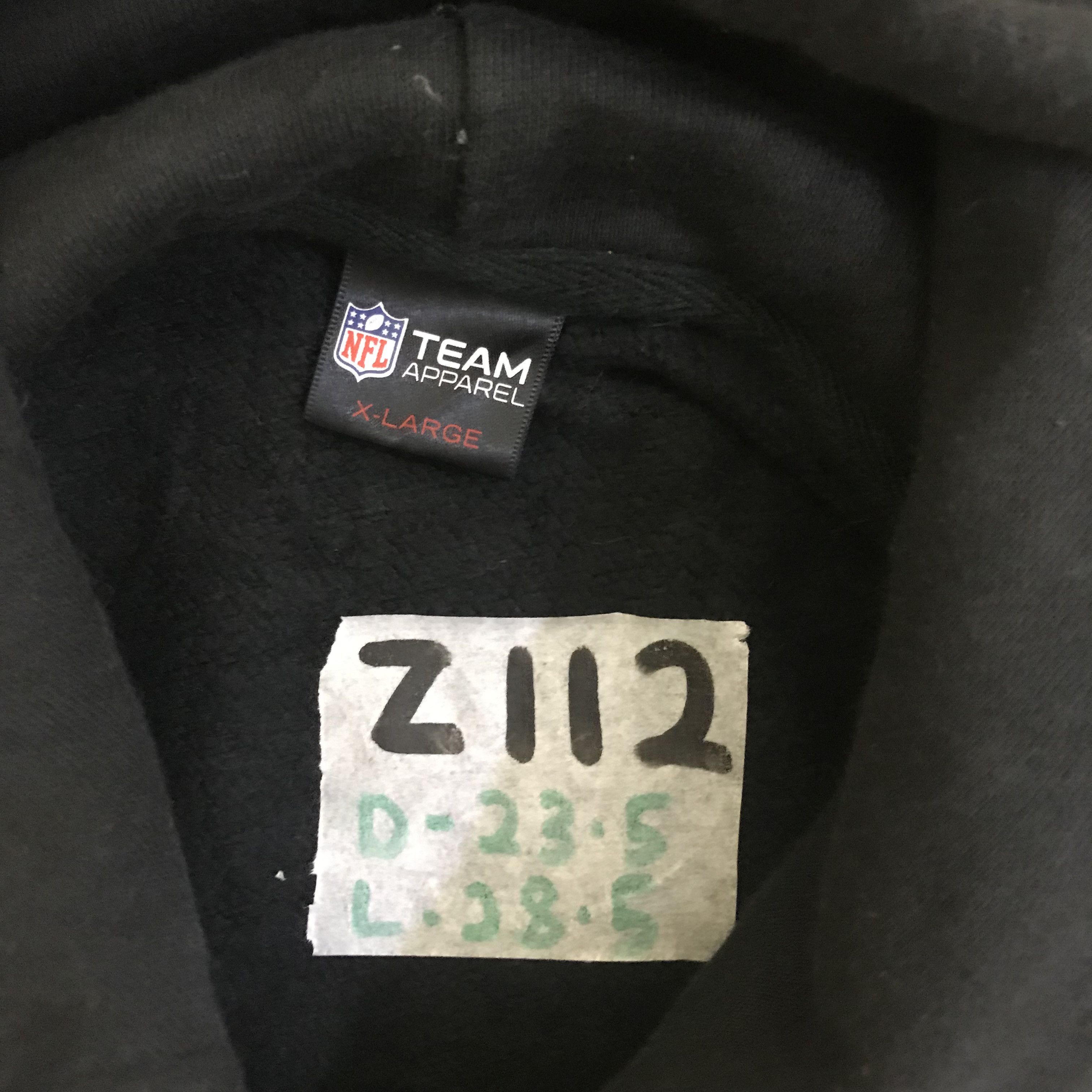 American Apparel × NFL Z112 NFL TEAM RAIDERS BORN RAISED HOODIE SWEATSHIRTS Size US XL / EU 56 / 4 - 4 Thumbnail