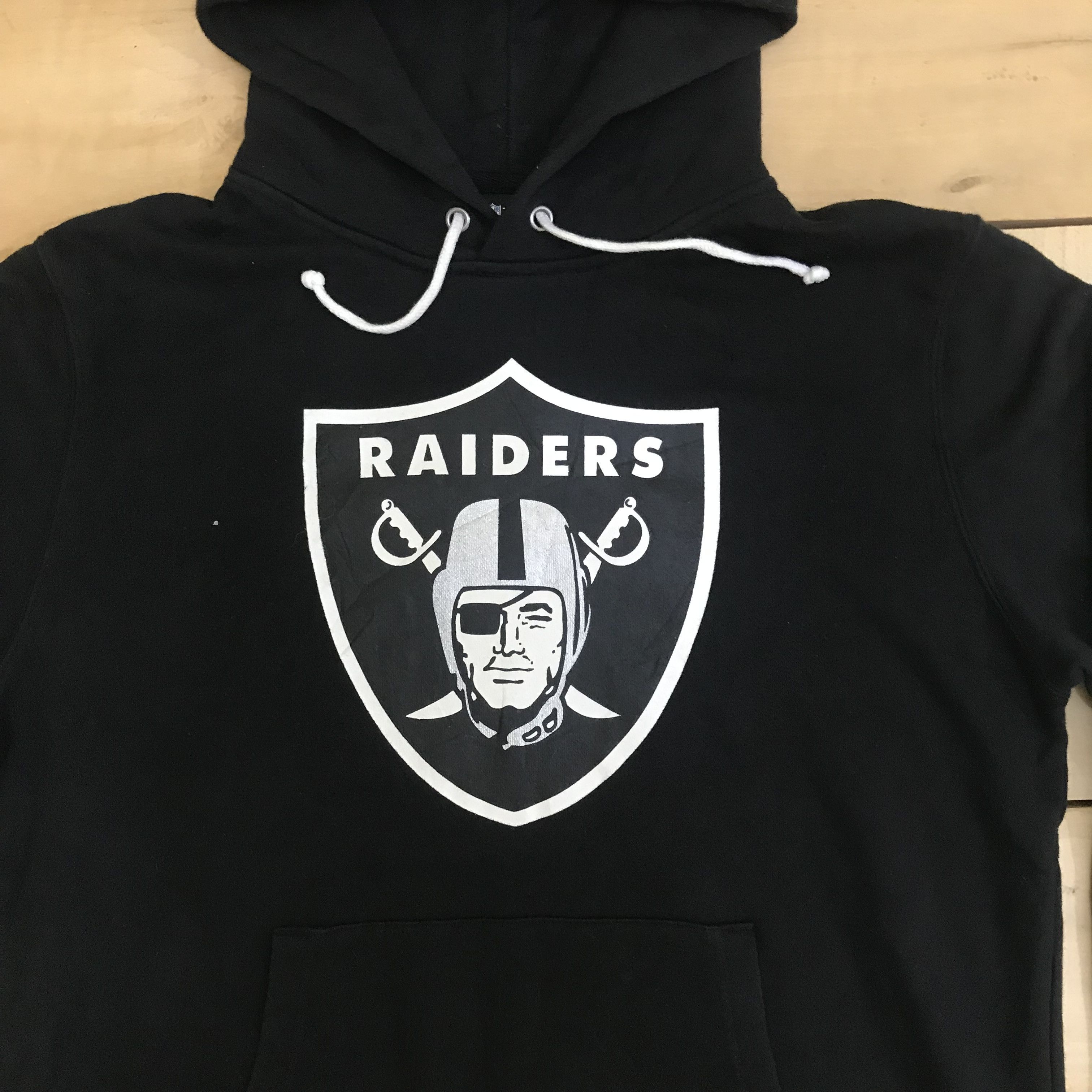 American Apparel × NFL Z112 NFL TEAM RAIDERS BORN RAISED HOODIE SWEATSHIRTS Size US XL / EU 56 / 4 - 3 Thumbnail